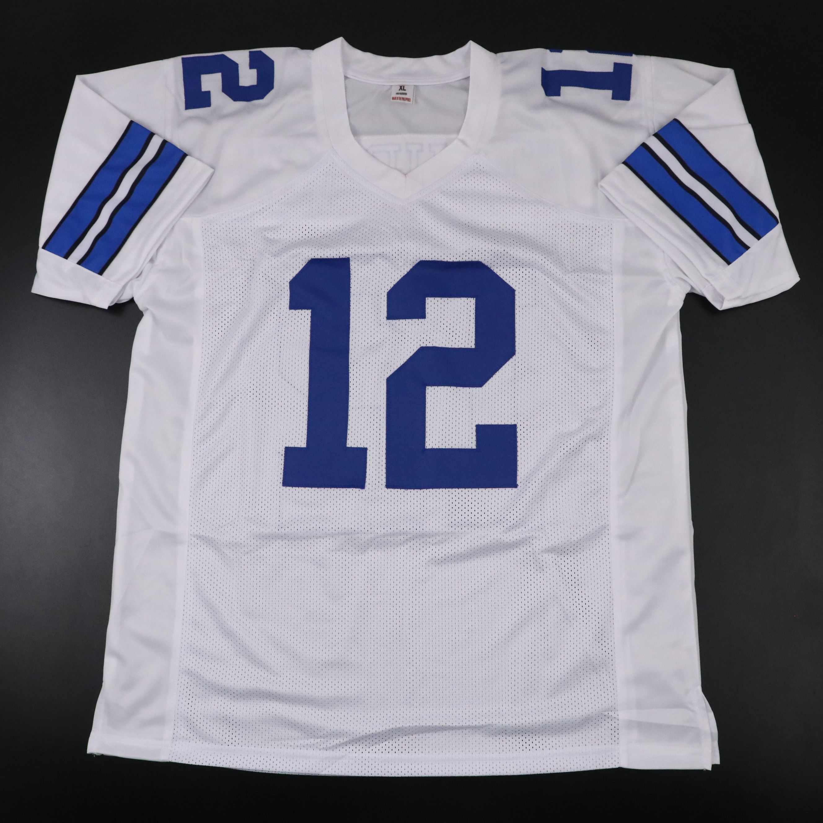 Roger Staubach Signed Dallas Cowboys Football Jersey, Beckett
