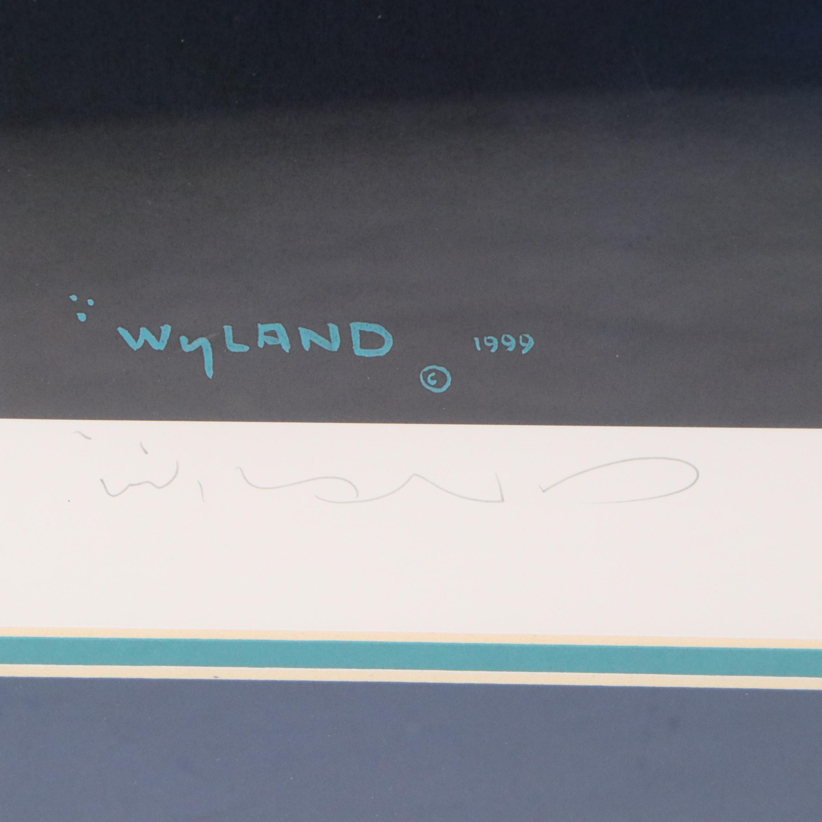 Robert Wyland Offset Lithograph of "Soulful Dolphin Waters," 2015