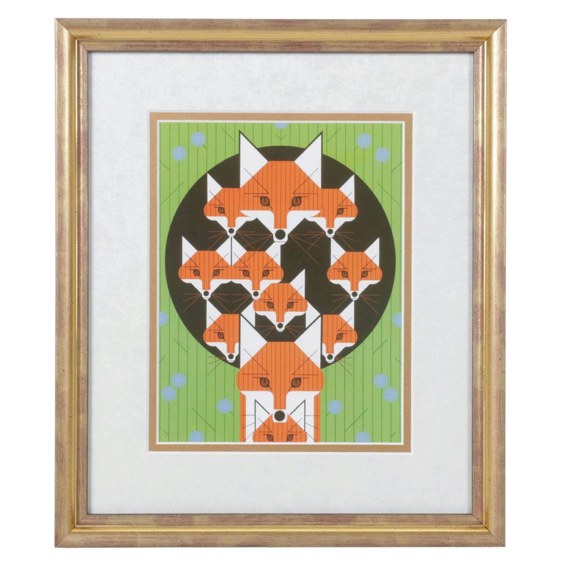 Offset Lithograph after Charley Harper "Foxsimiles"