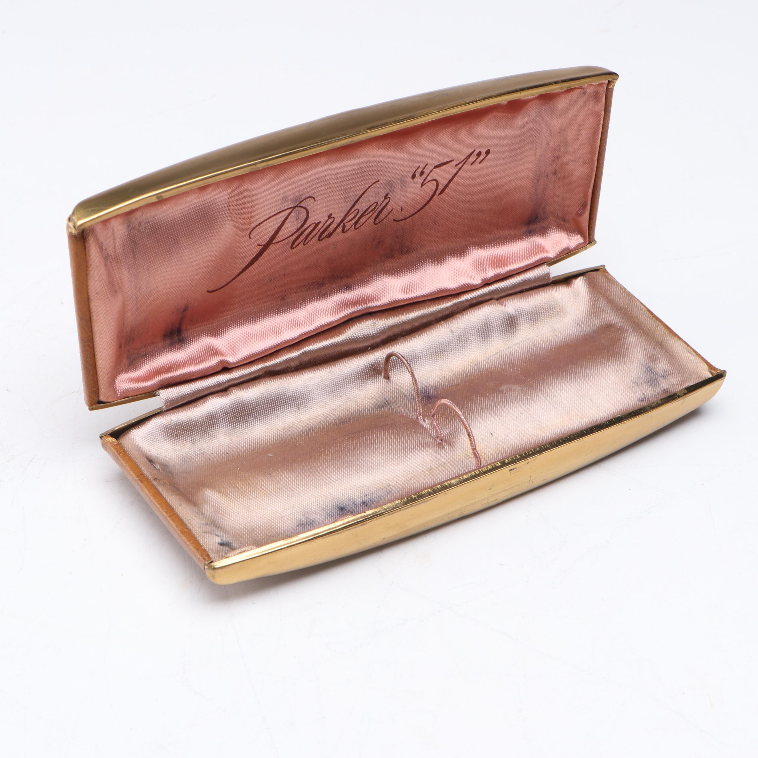 Parker 51 Fountain Pen with Mechanical Pencil Set in Case