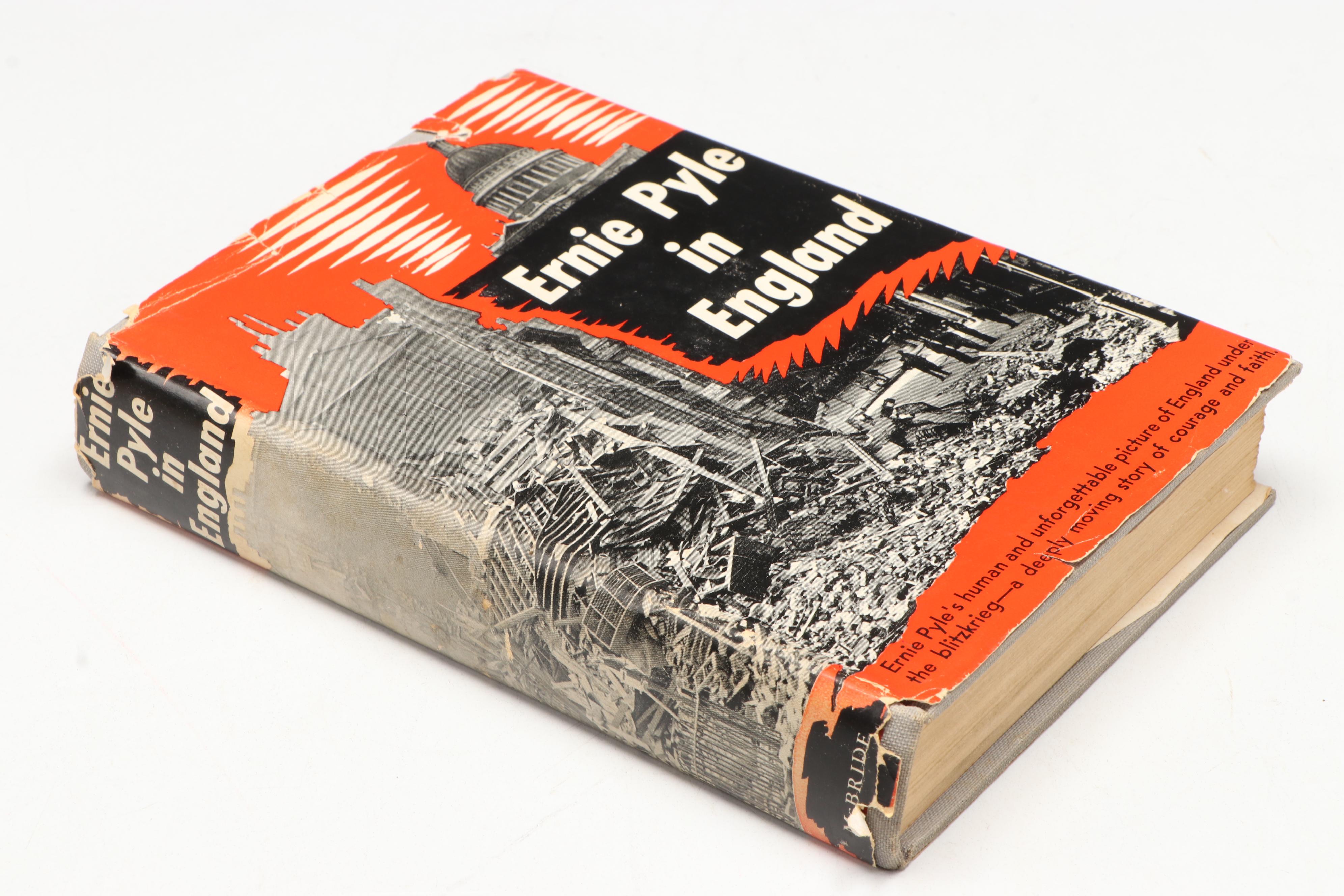 First Edition "Ernie Pyle in England" with "From Here to Eternity" by J. Jones