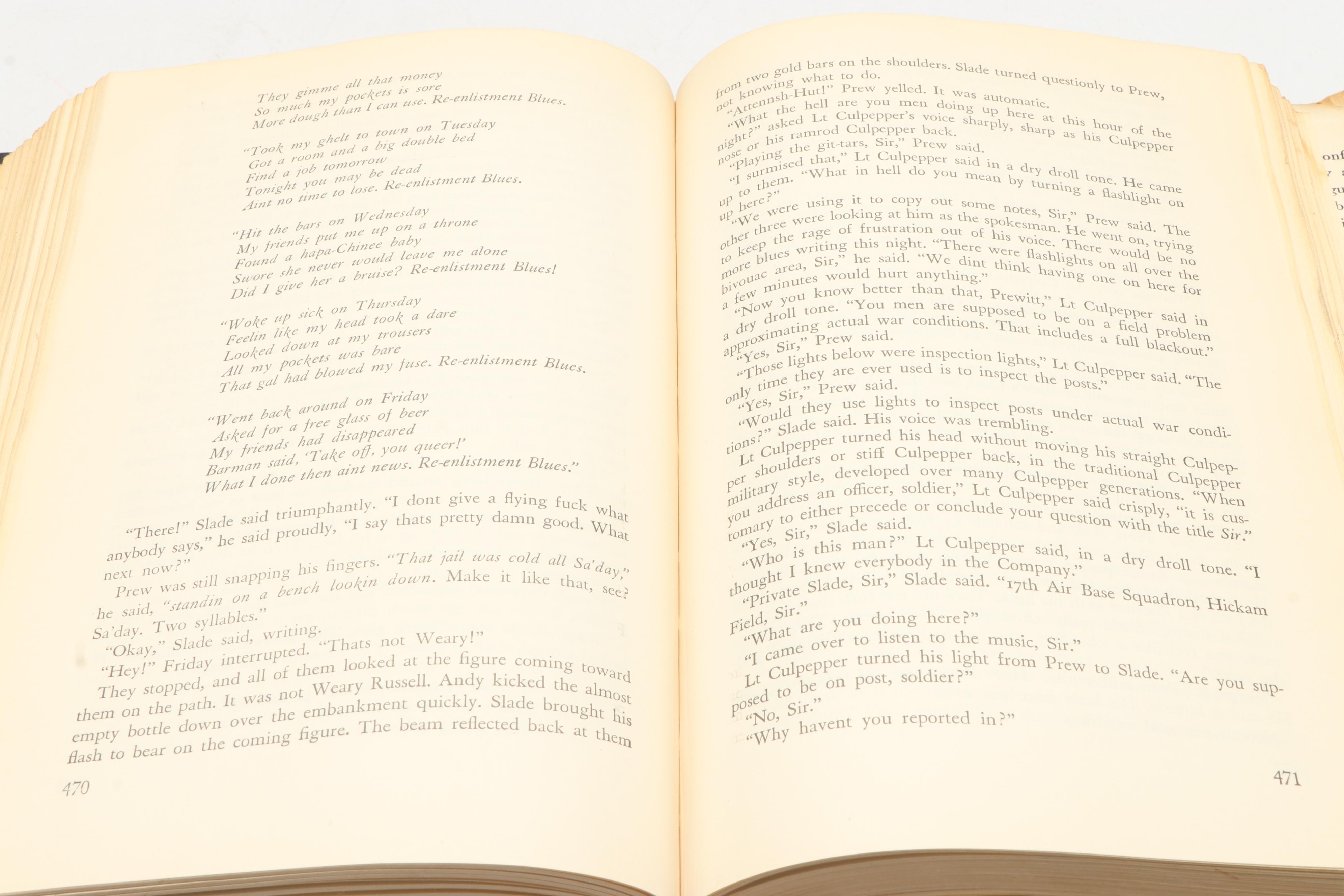 First Edition "Ernie Pyle in England" with "From Here to Eternity" by J. Jones