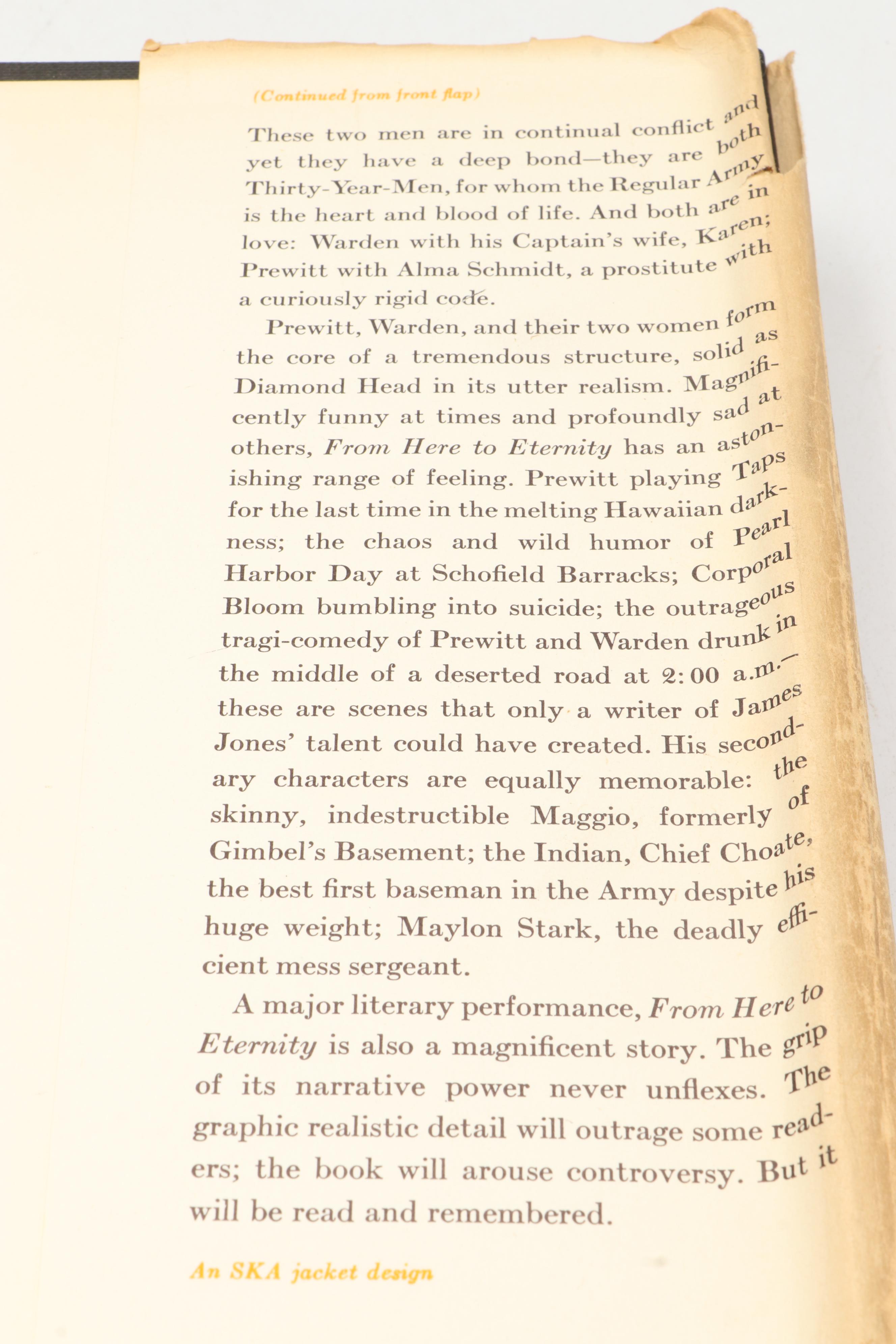 First Edition "Ernie Pyle in England" with "From Here to Eternity" by J. Jones