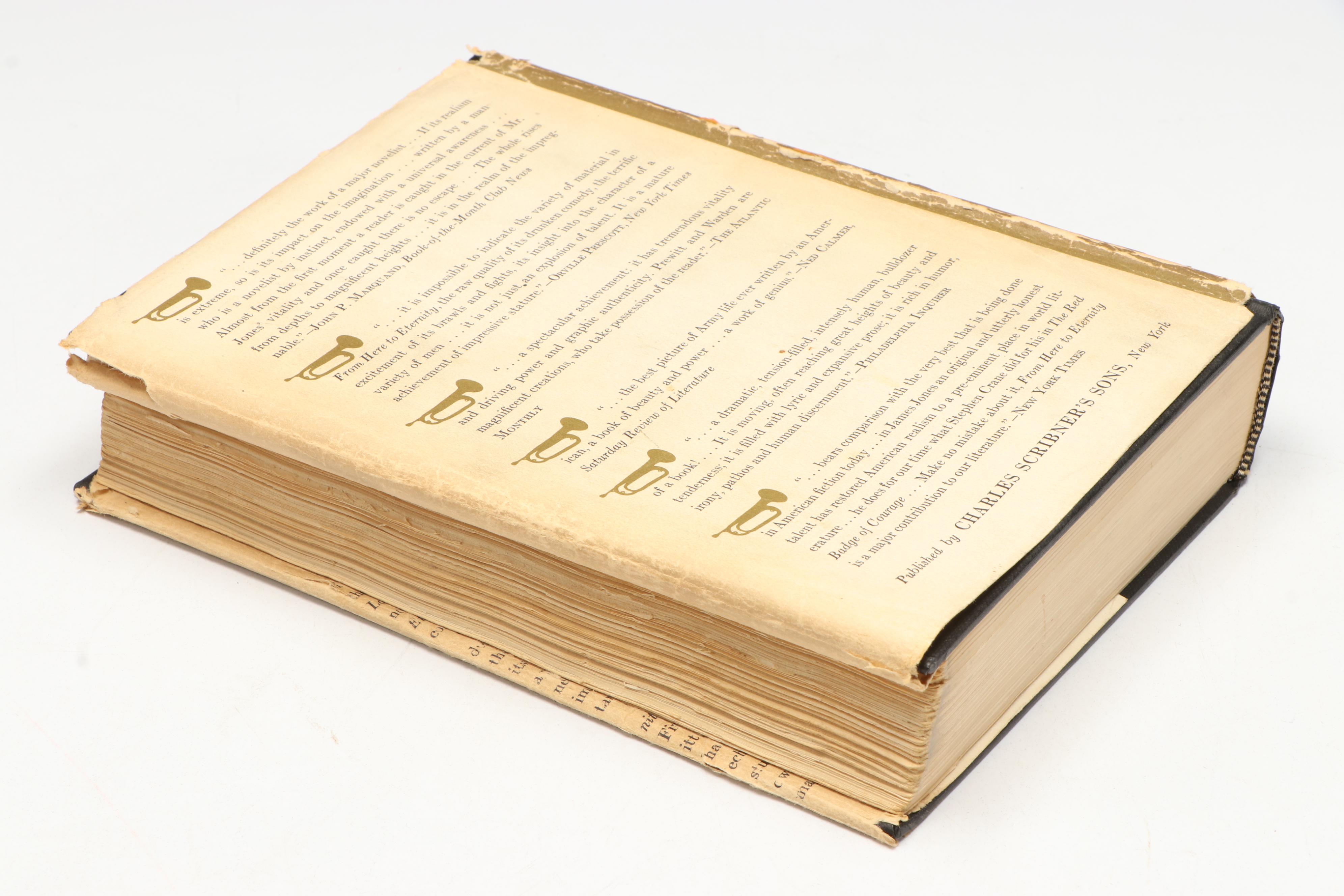 First Edition "Ernie Pyle in England" with "From Here to Eternity" by J. Jones