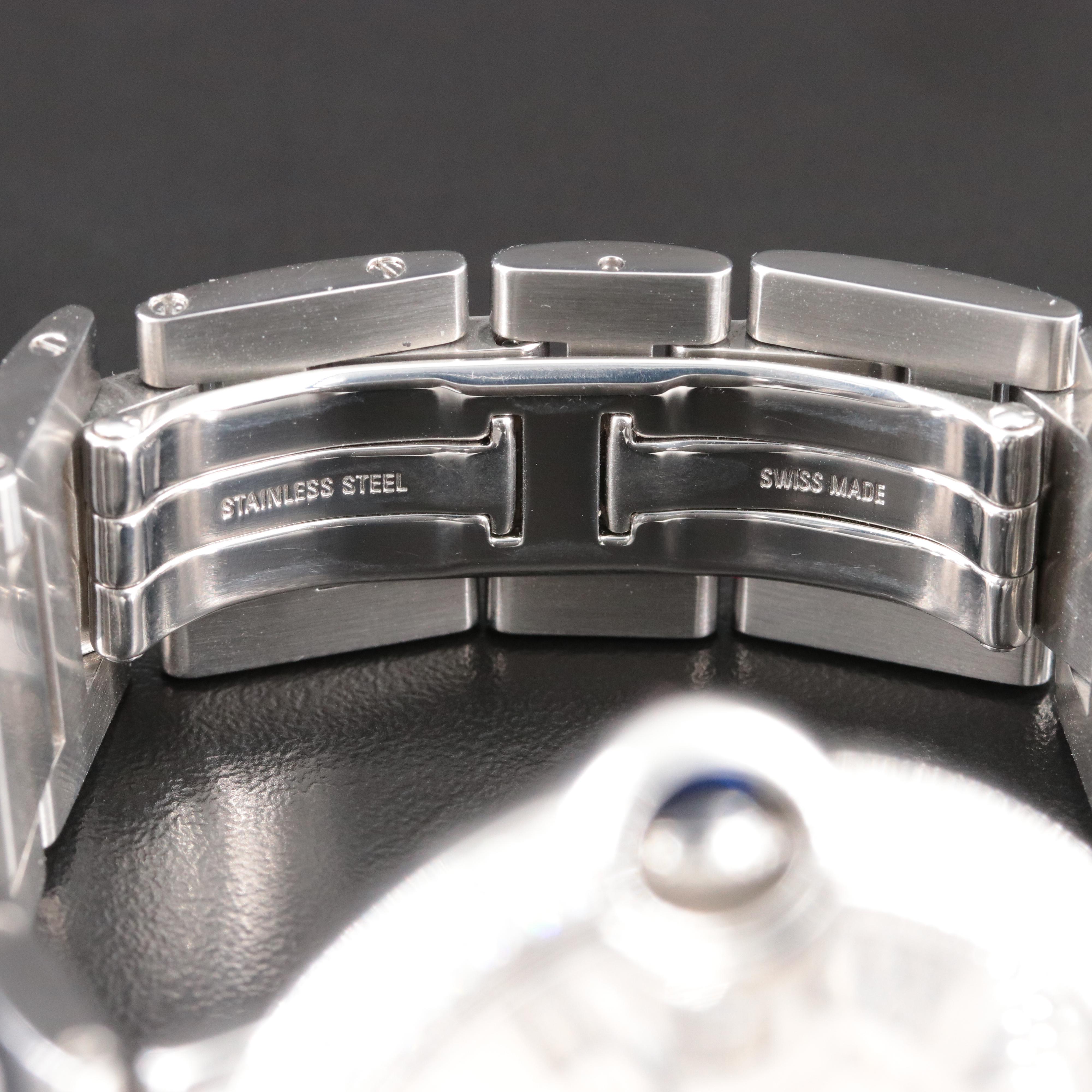 Cartier Ballon Bleu 36mm 1.43 CTW Diamonds Steel Quartz Wristwatch