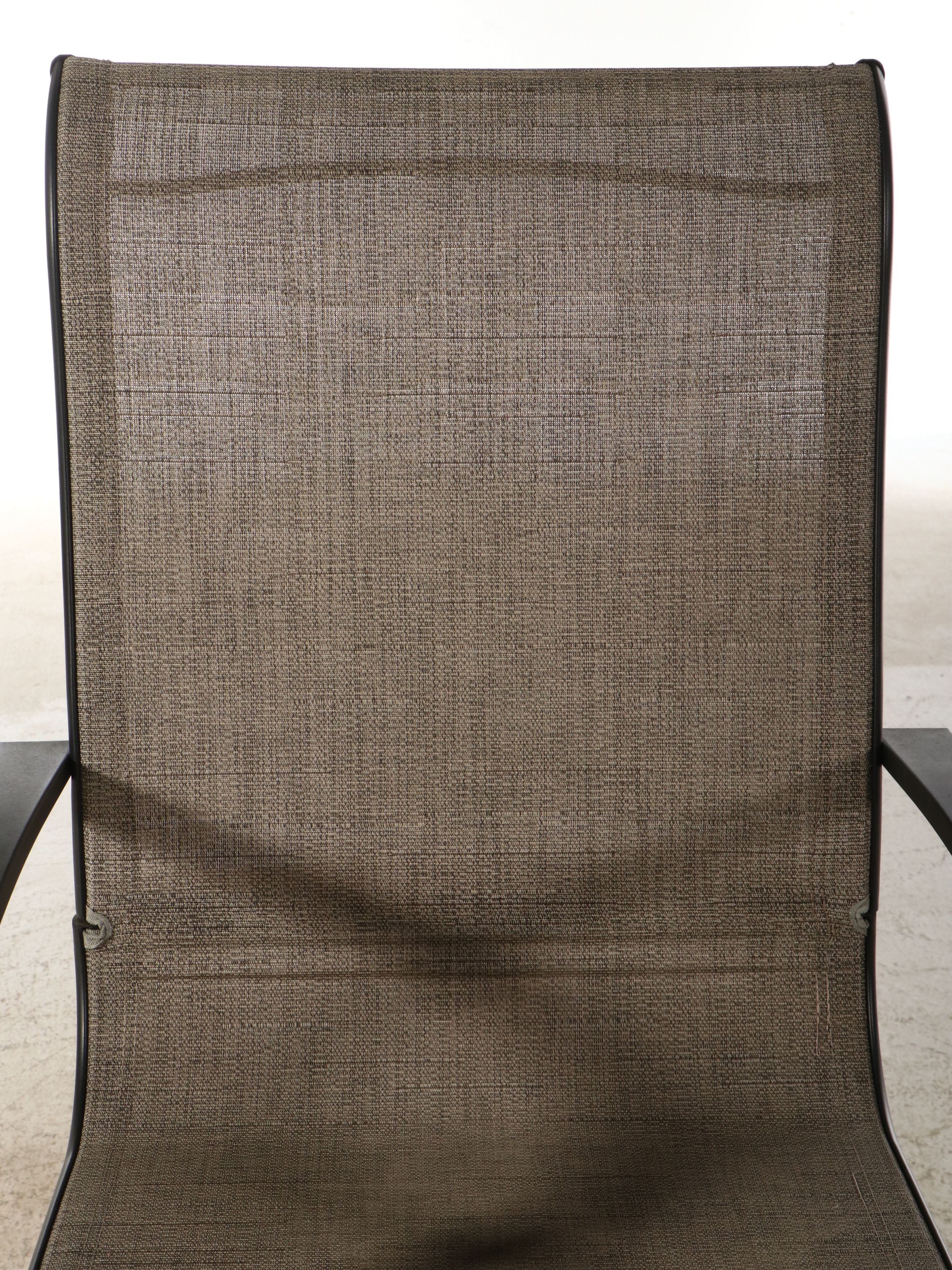 Metal High-Top Patio Table with Four Chairs and Umbrella