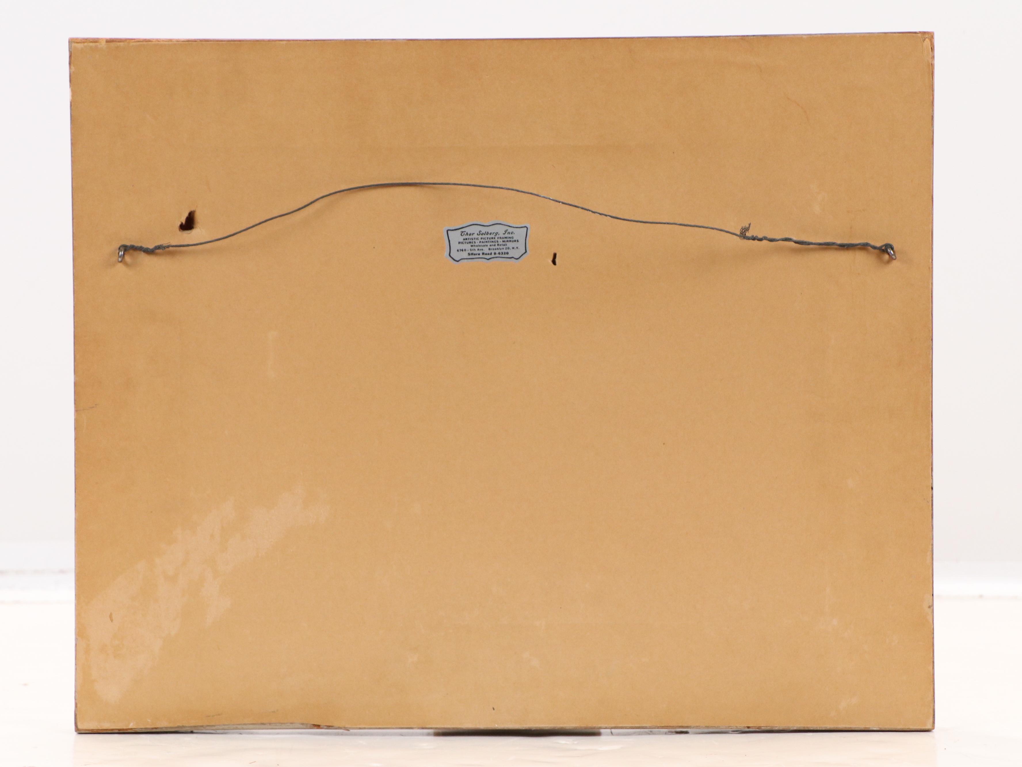 H. Leibenschein Impressionistic Oil Painting of Winter Landscape