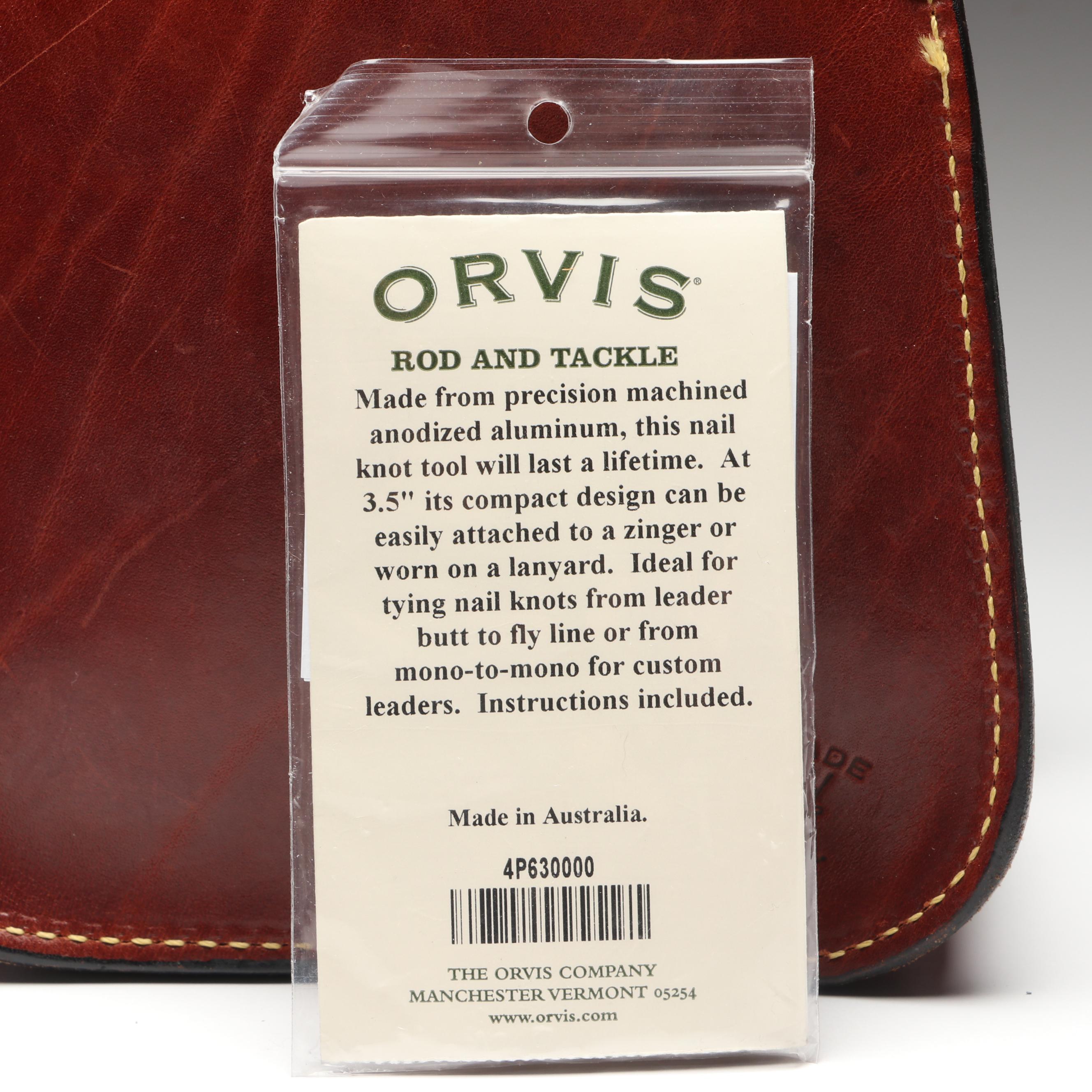 Orvis Battenkill Mark IV Fly Reel with Leather Shell Pouch and More Accessories