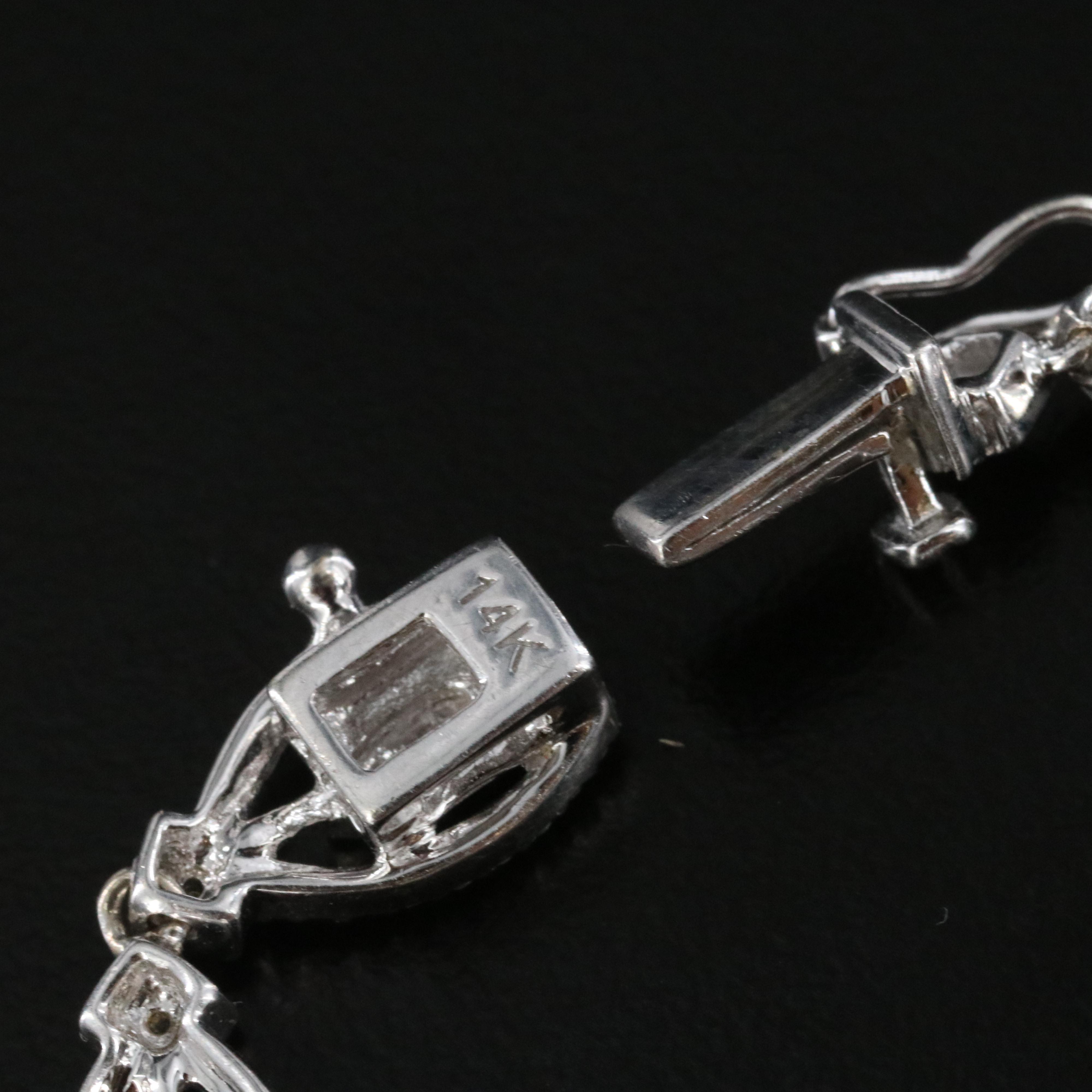 14K 1.10 CTW Diamond Bracelet