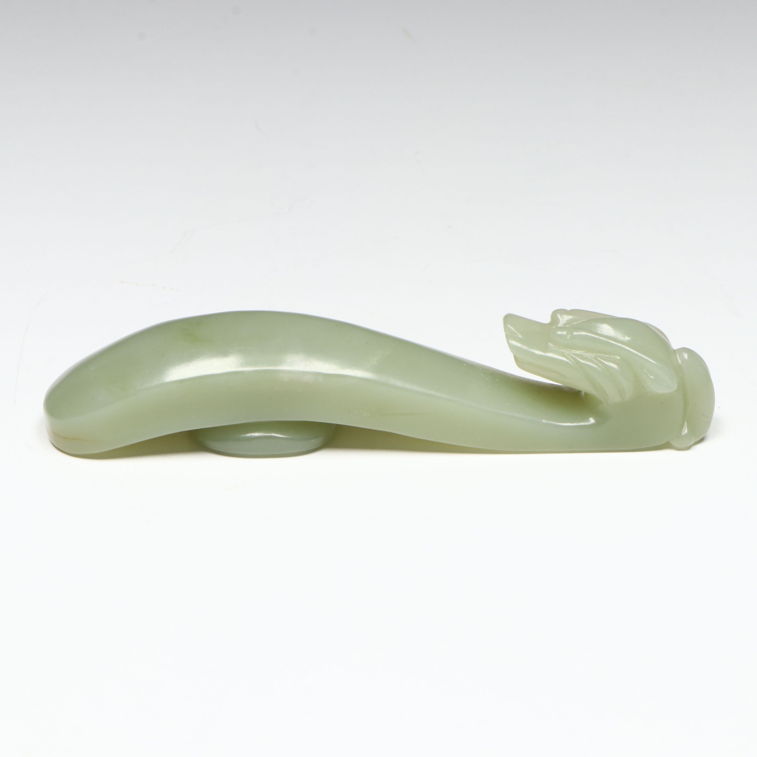 Chinese Carved Nephrite Belt Hook