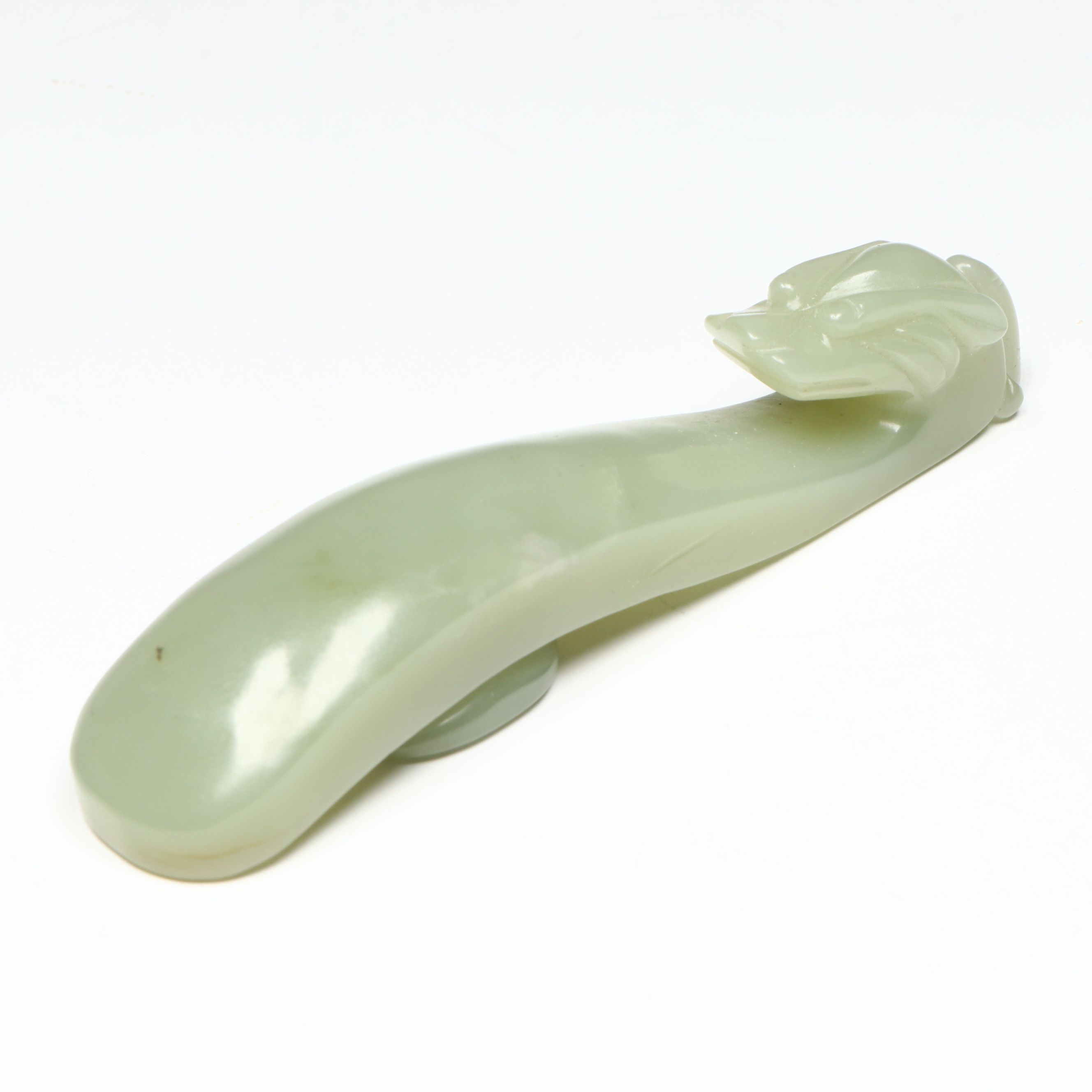Chinese Carved Nephrite Belt Hook