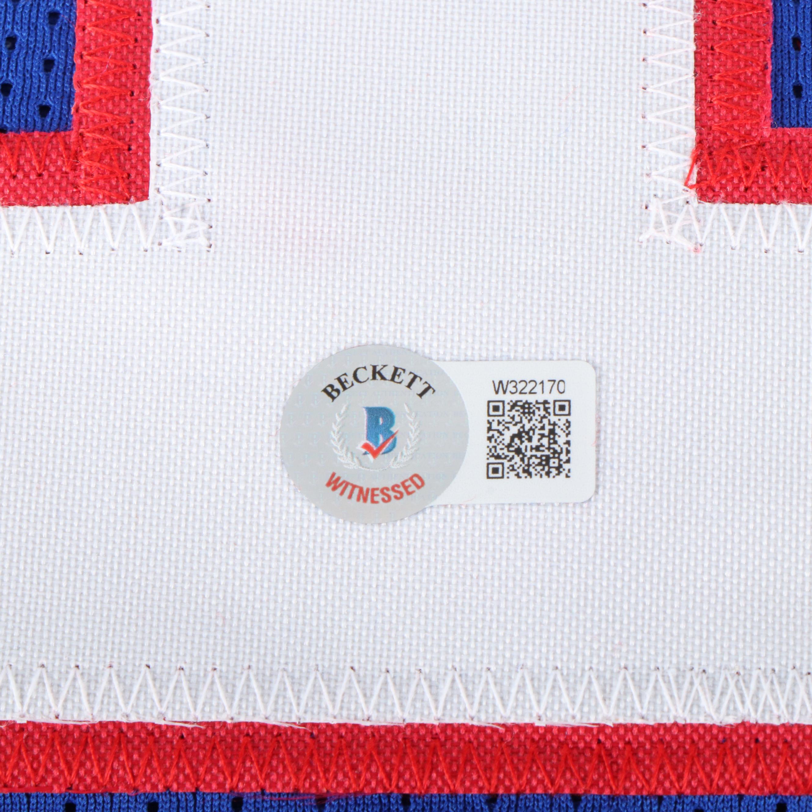 Jim Kelly Signed Buffalo Bills Football Jersey, Beckett