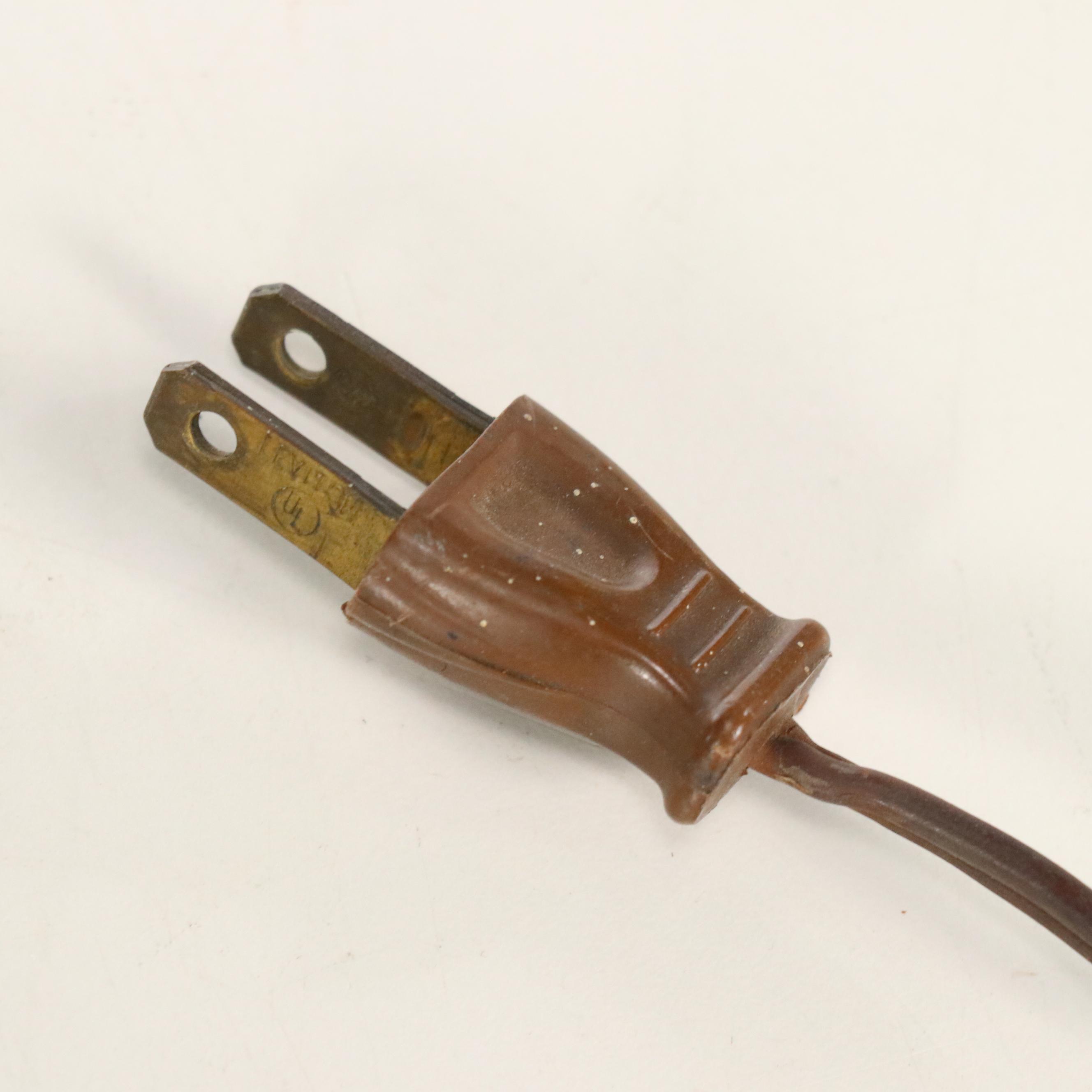 Neoclassical Style Table Lamp with Red Poppies Slag Glass Shade