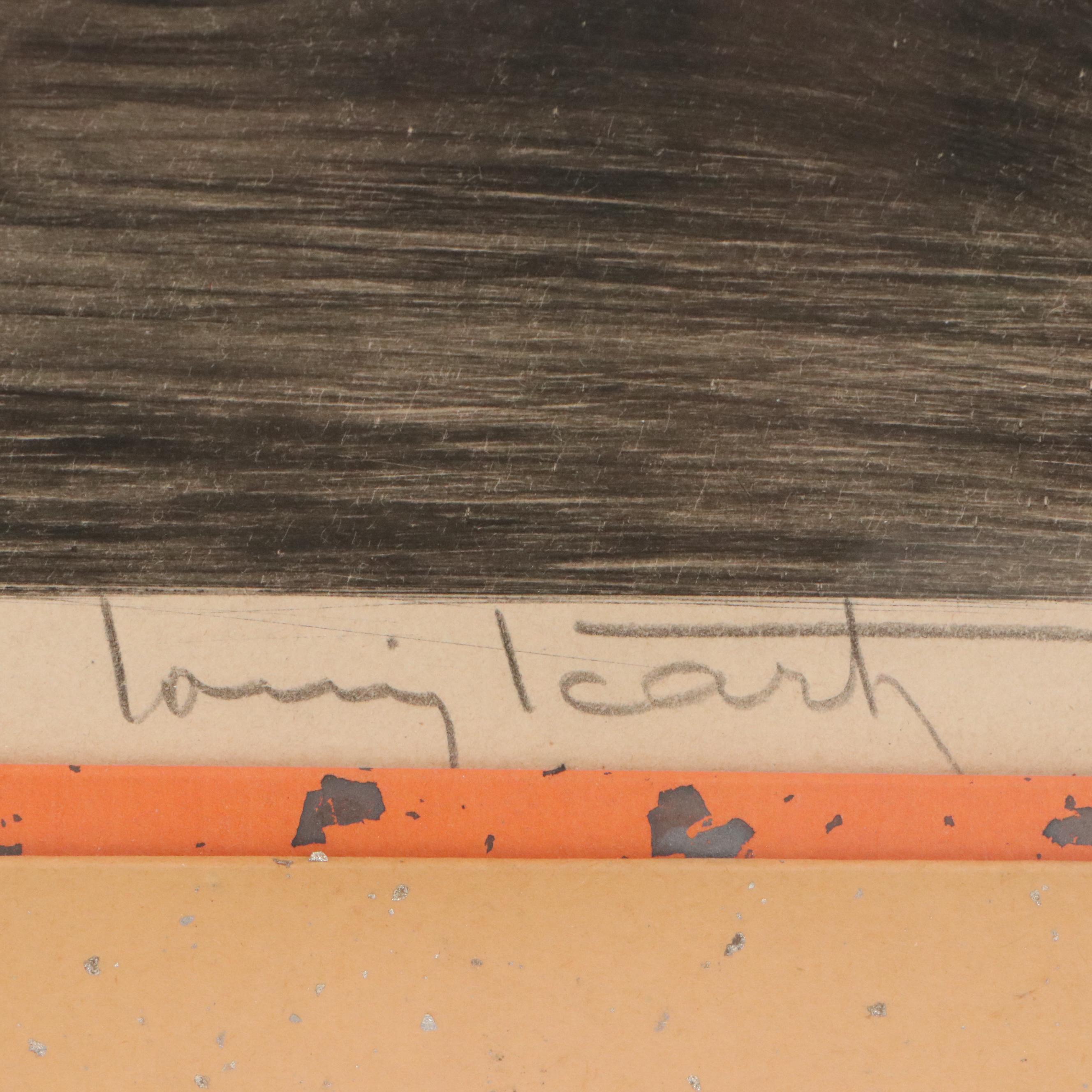 Louis Icart Hand-Colored Etching With Drypoint "Vitesse (Speed II)," 1933