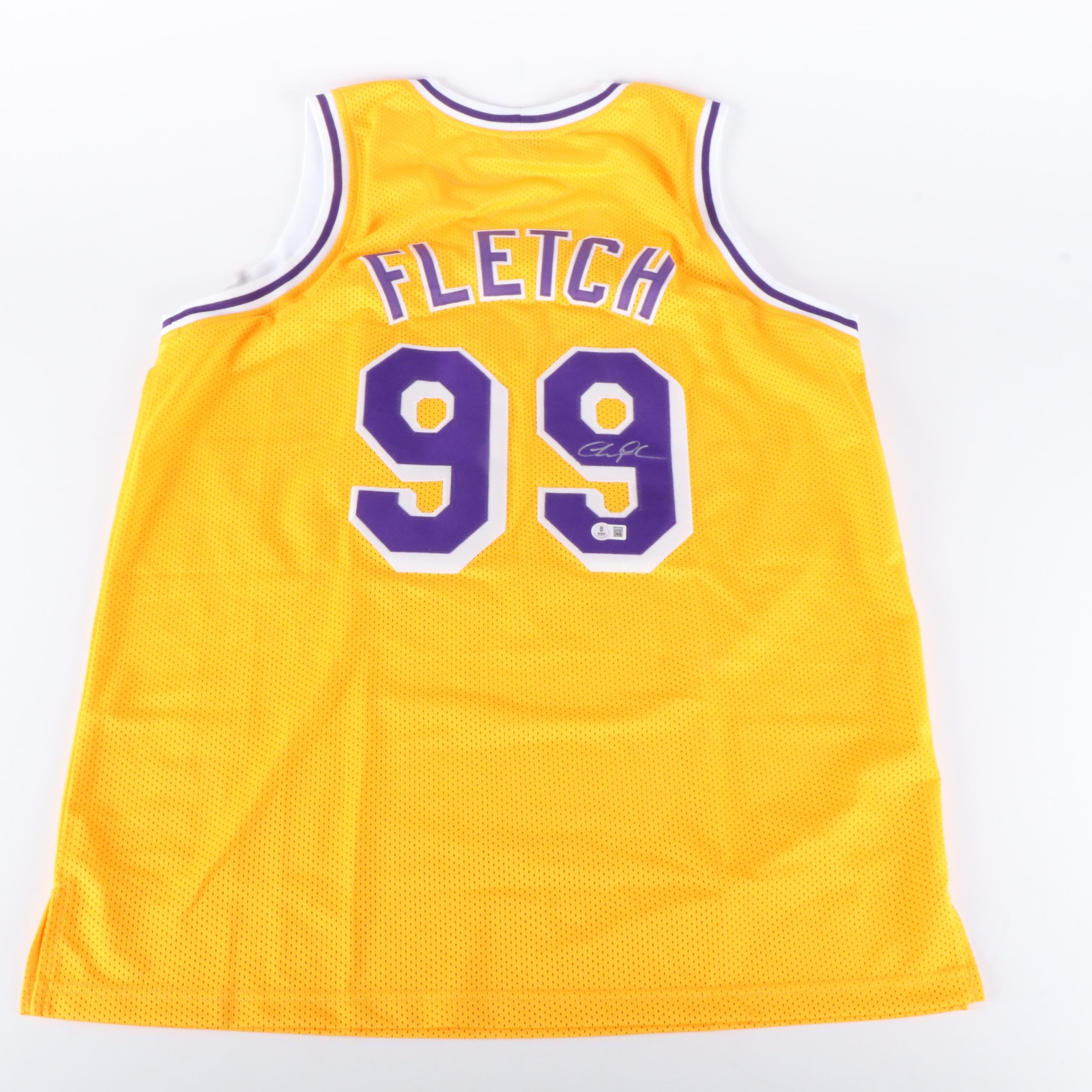 Chevy Chase Signed "Fletch" Los Angeles Lakers Basketball Jersey, Beckett