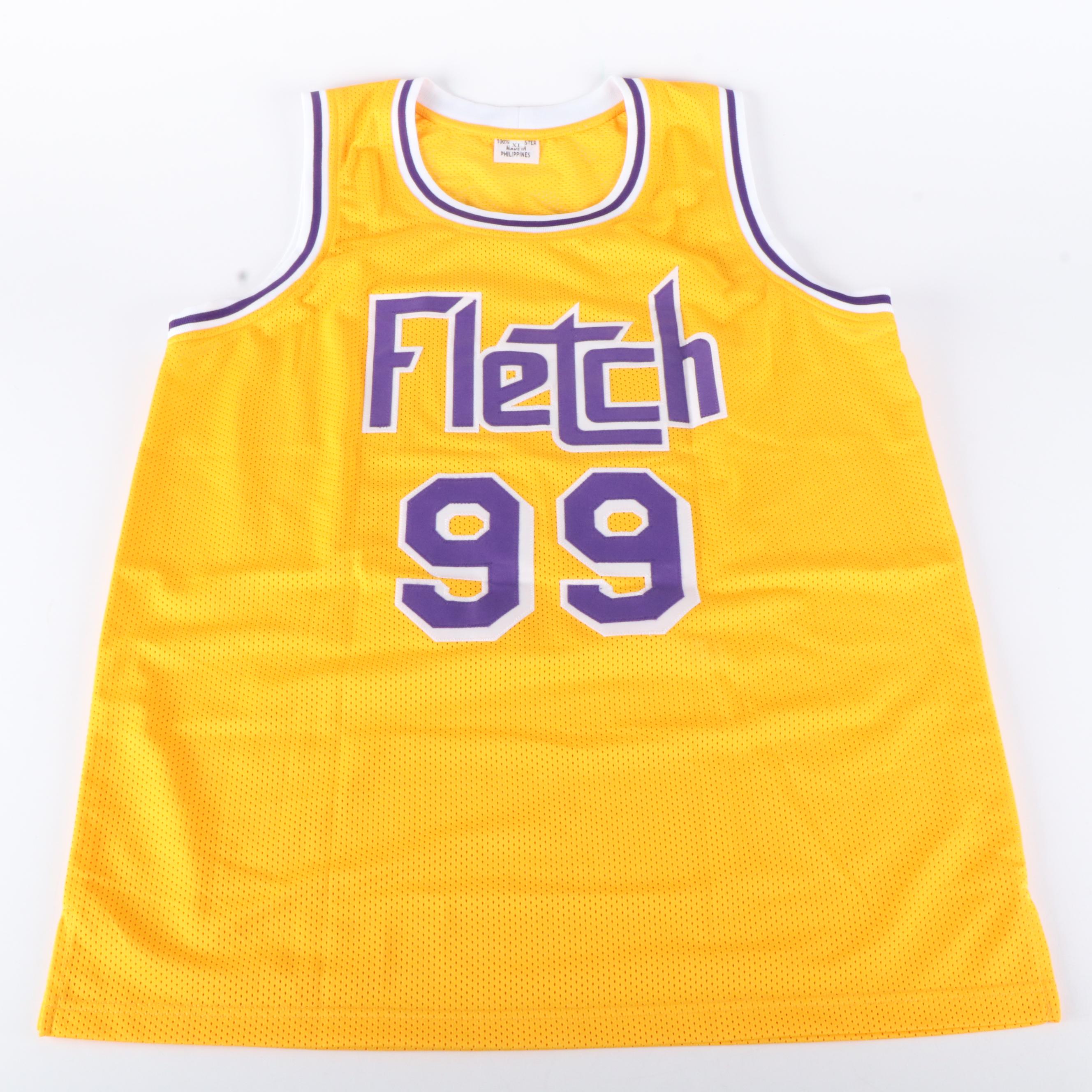 Chevy Chase Signed "Fletch" Los Angeles Lakers Basketball Jersey, Beckett