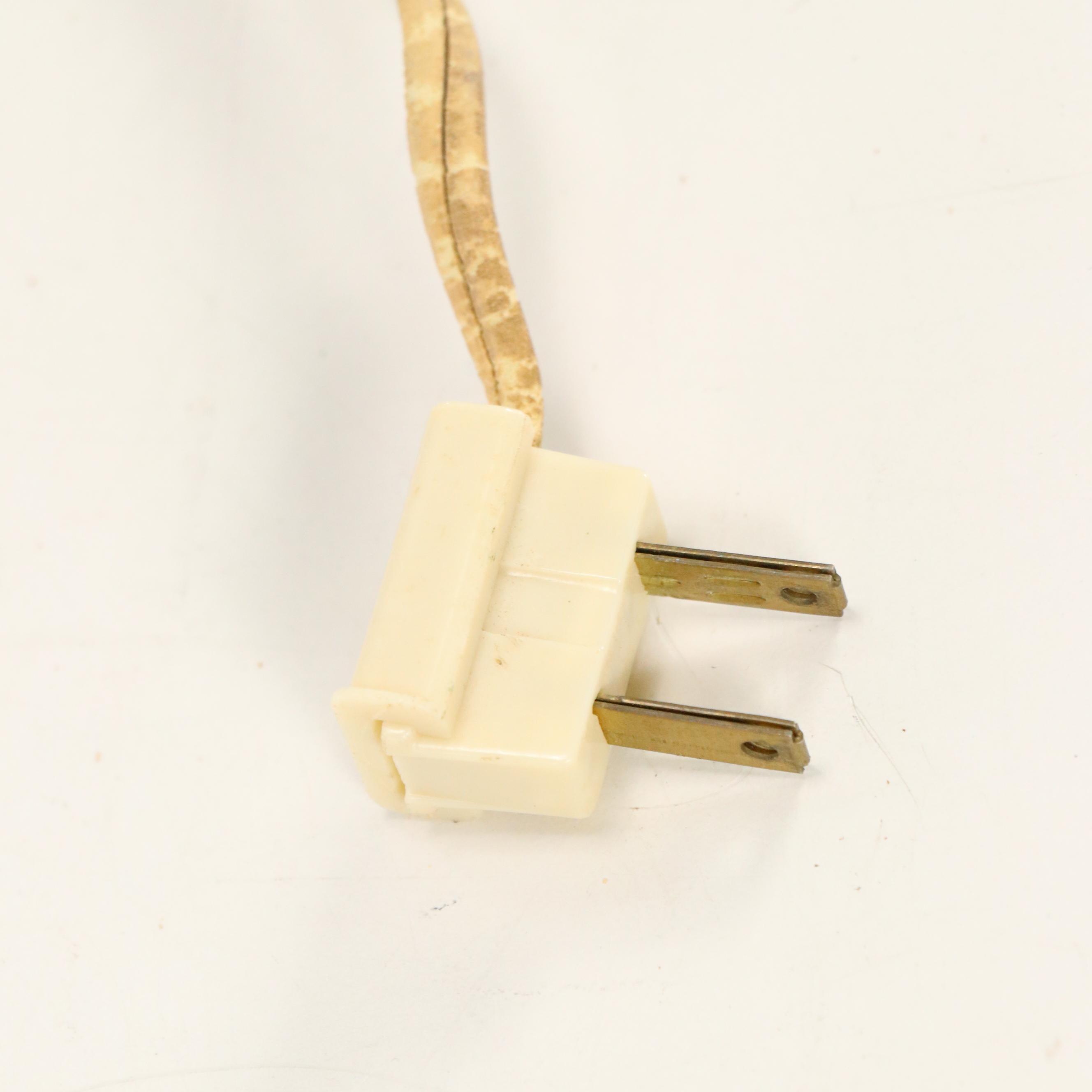 Neoclassical Style Urn Table Lamp with Reverse Painted Glass Shade