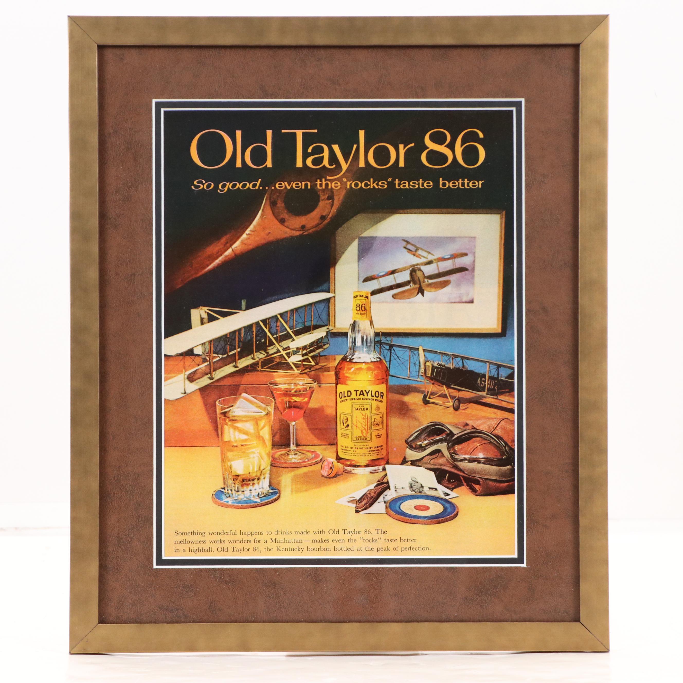 LIFE Magazine Cover and Old Taylor 86 Advertisement Offset Lithograph