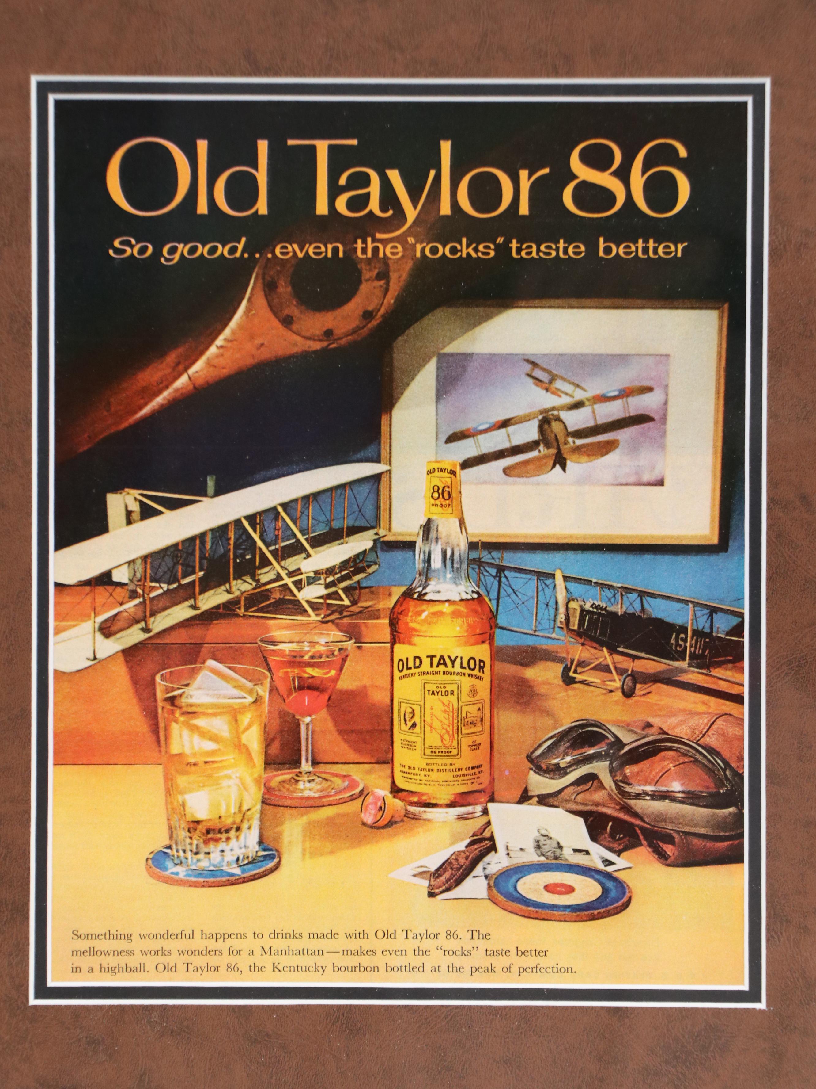 LIFE Magazine Cover and Old Taylor 86 Advertisement Offset Lithograph