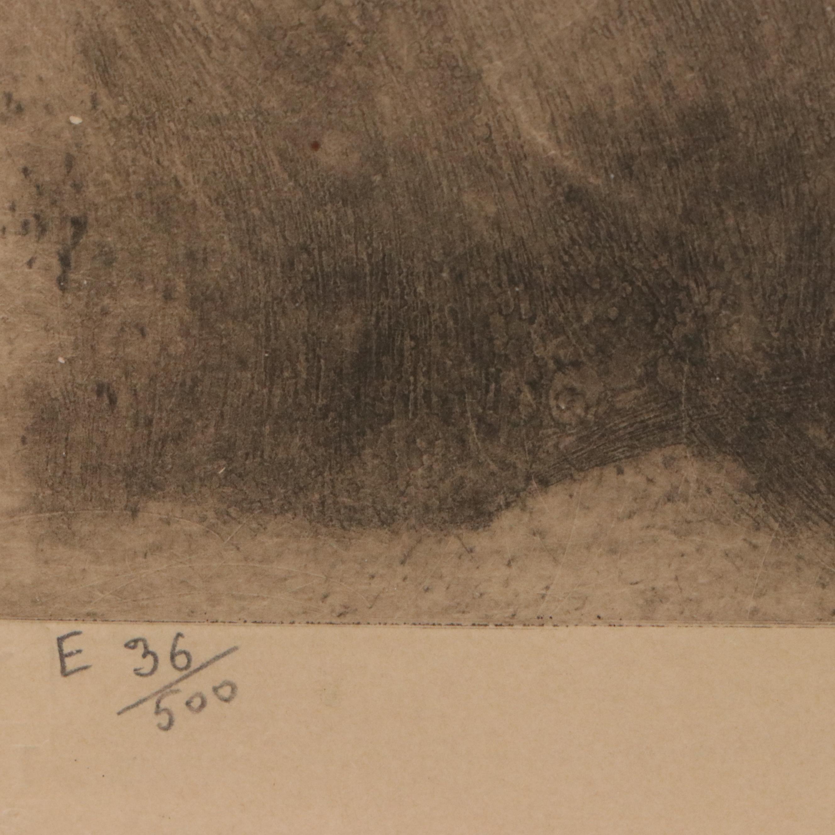 Louis Icart Hand-Colored Etching with Drypoint "Joie de Vivre," 1929