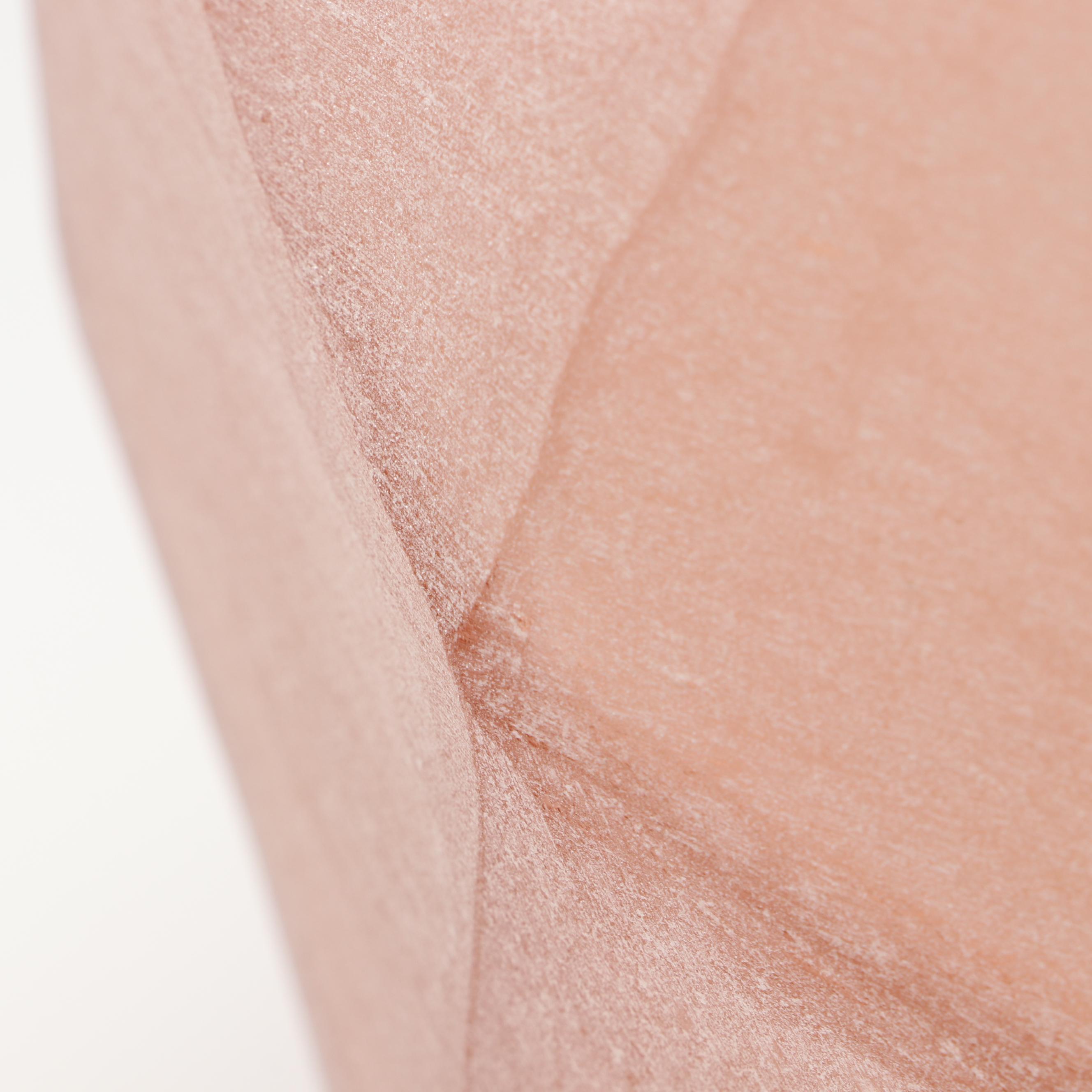 Bella Pink Flash Angled Glass Vase