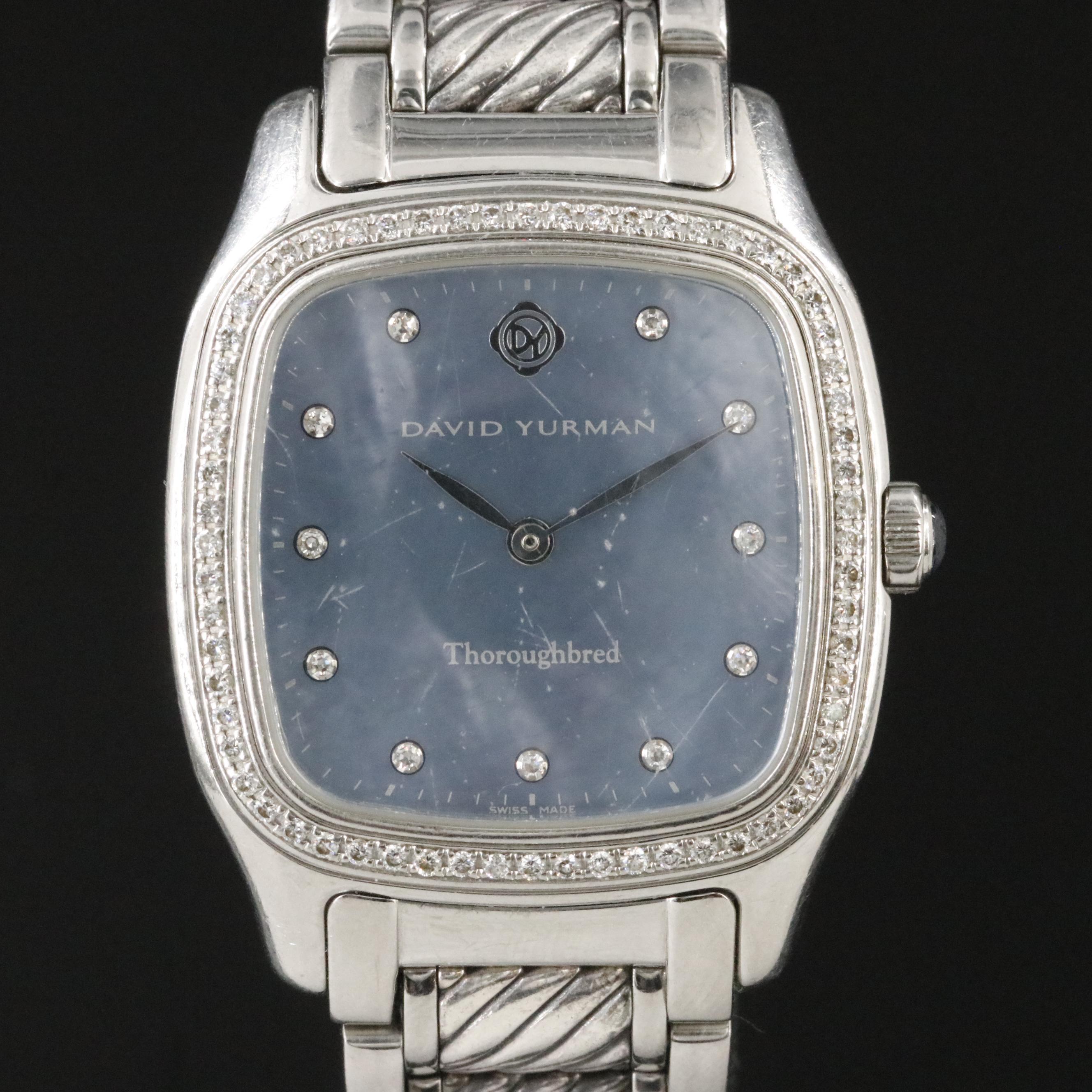 David Yurman Thoroughbred Diamond Watch