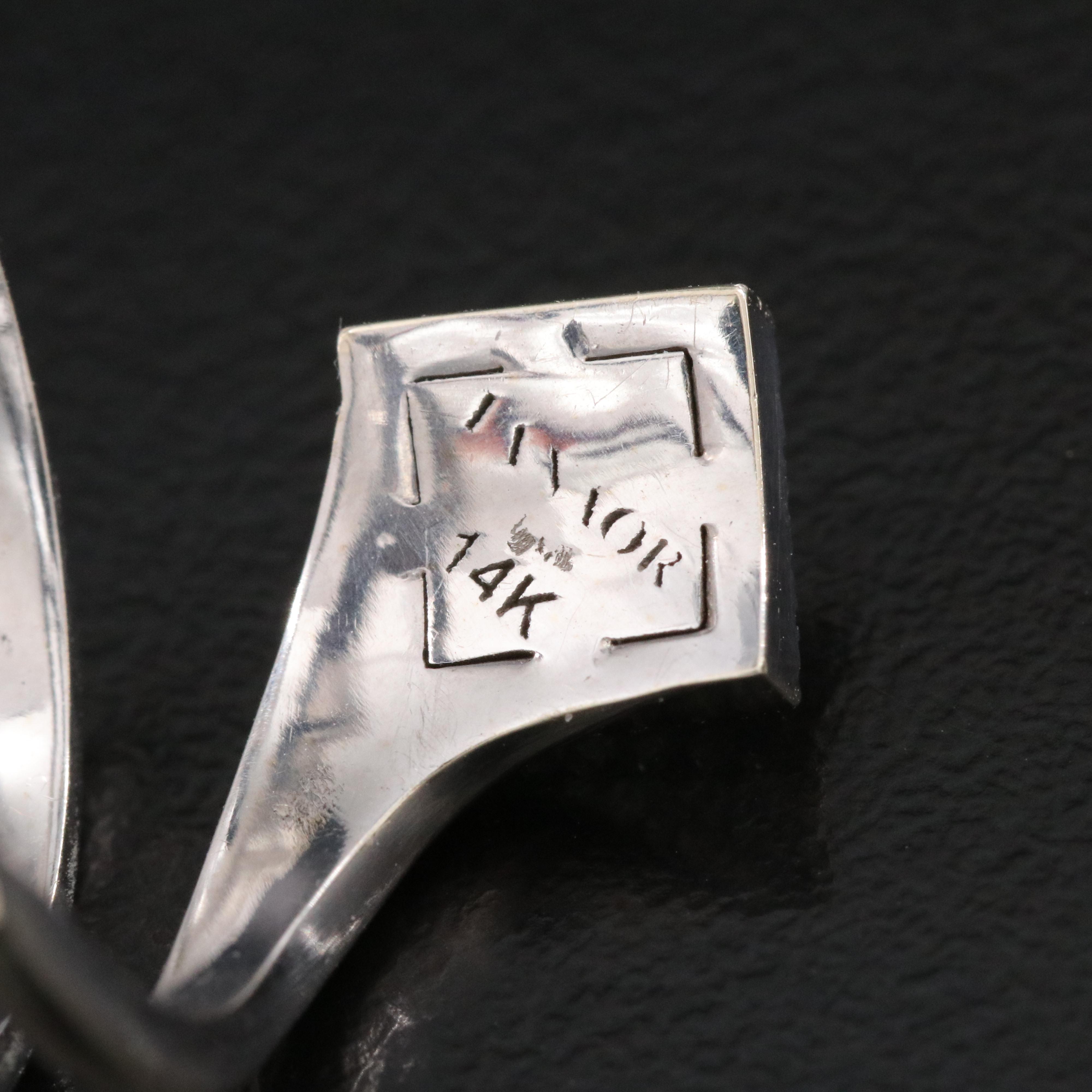 Tanaor 14K Diamond and Nano Bible Chip Reflection Ring