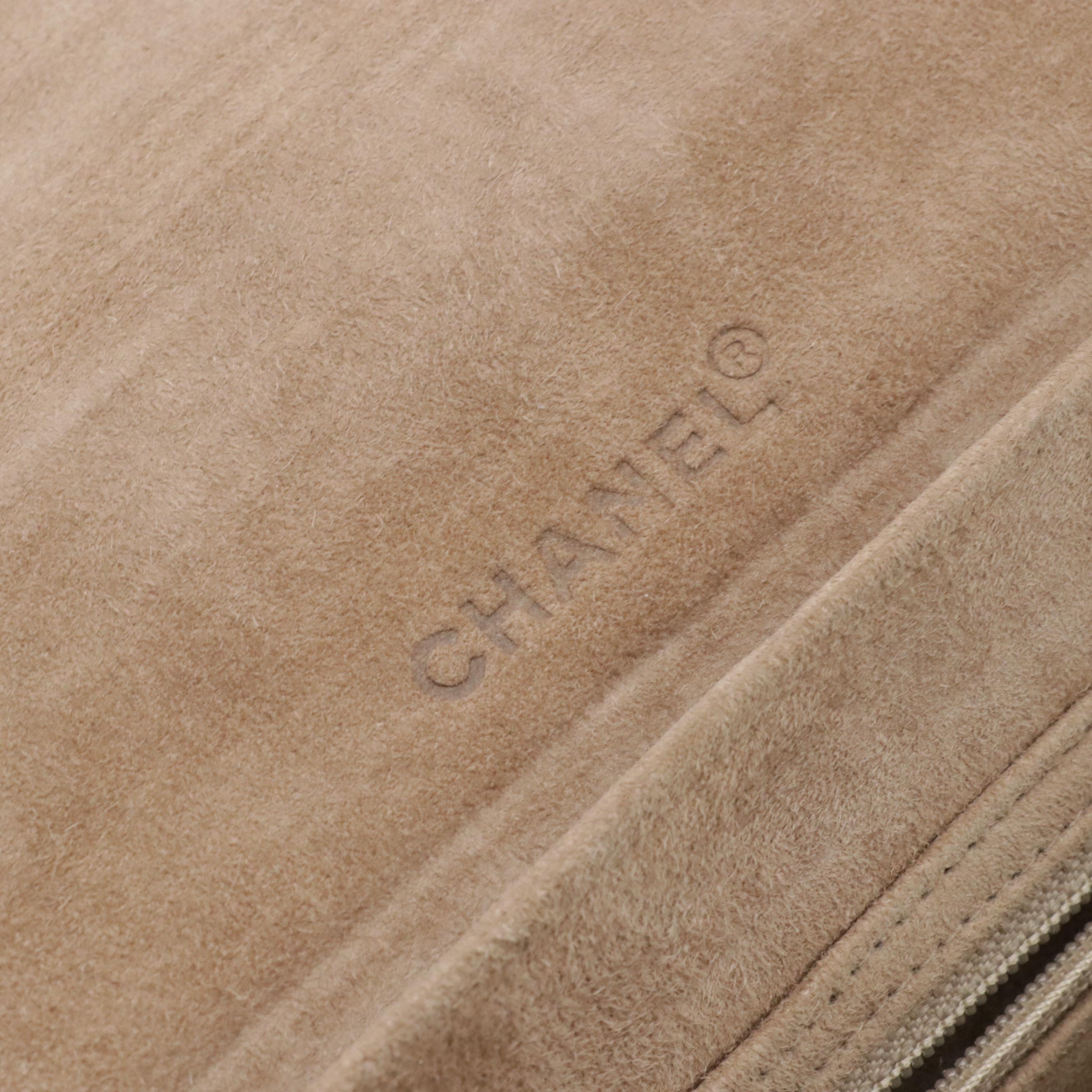 Chanel Patchwork Flap Bag in Neutral Suede
