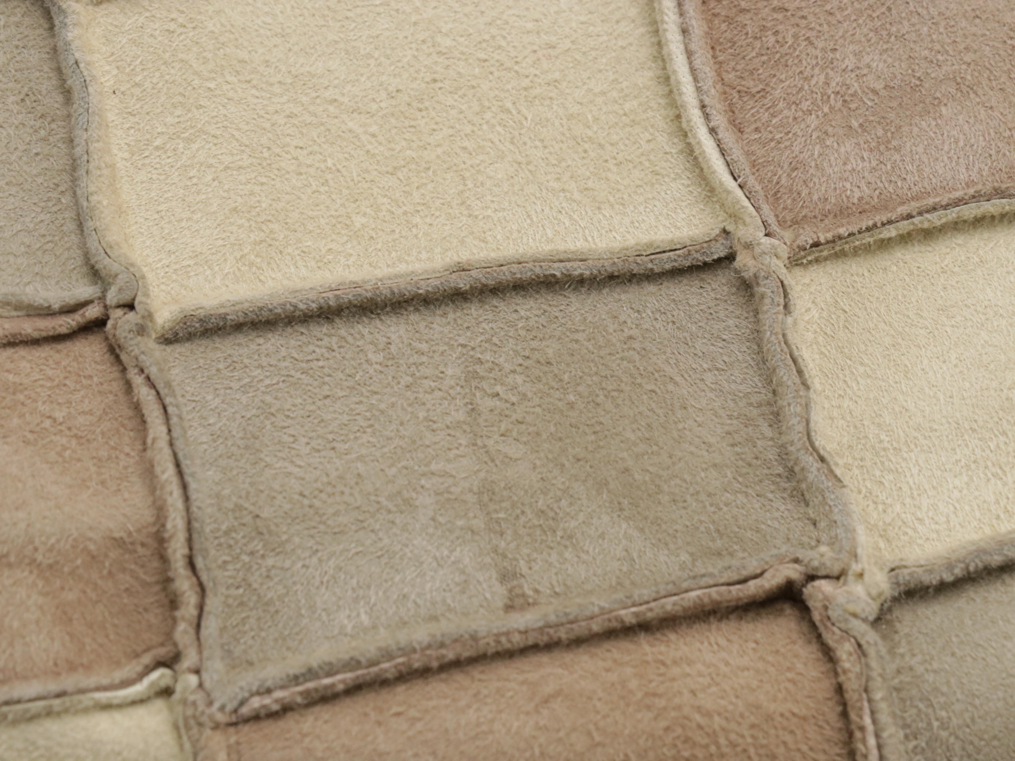 Chanel Patchwork Flap Bag in Neutral Suede