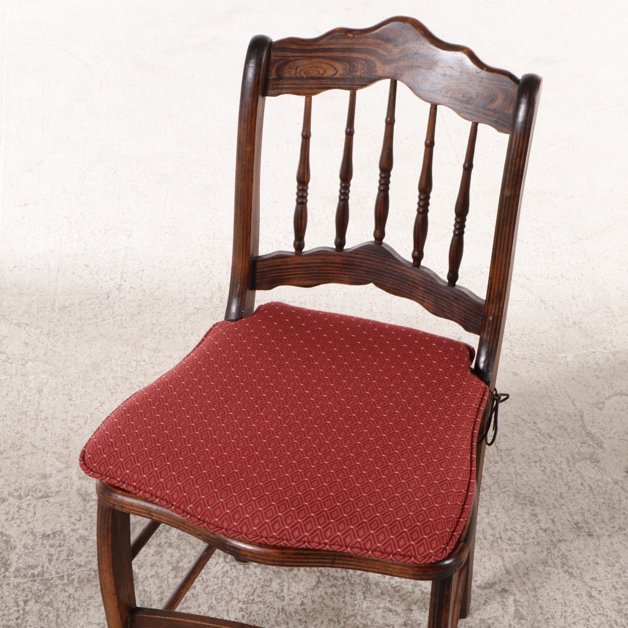 Set of Four Early Victorian Rosewood Grained Side Chairs