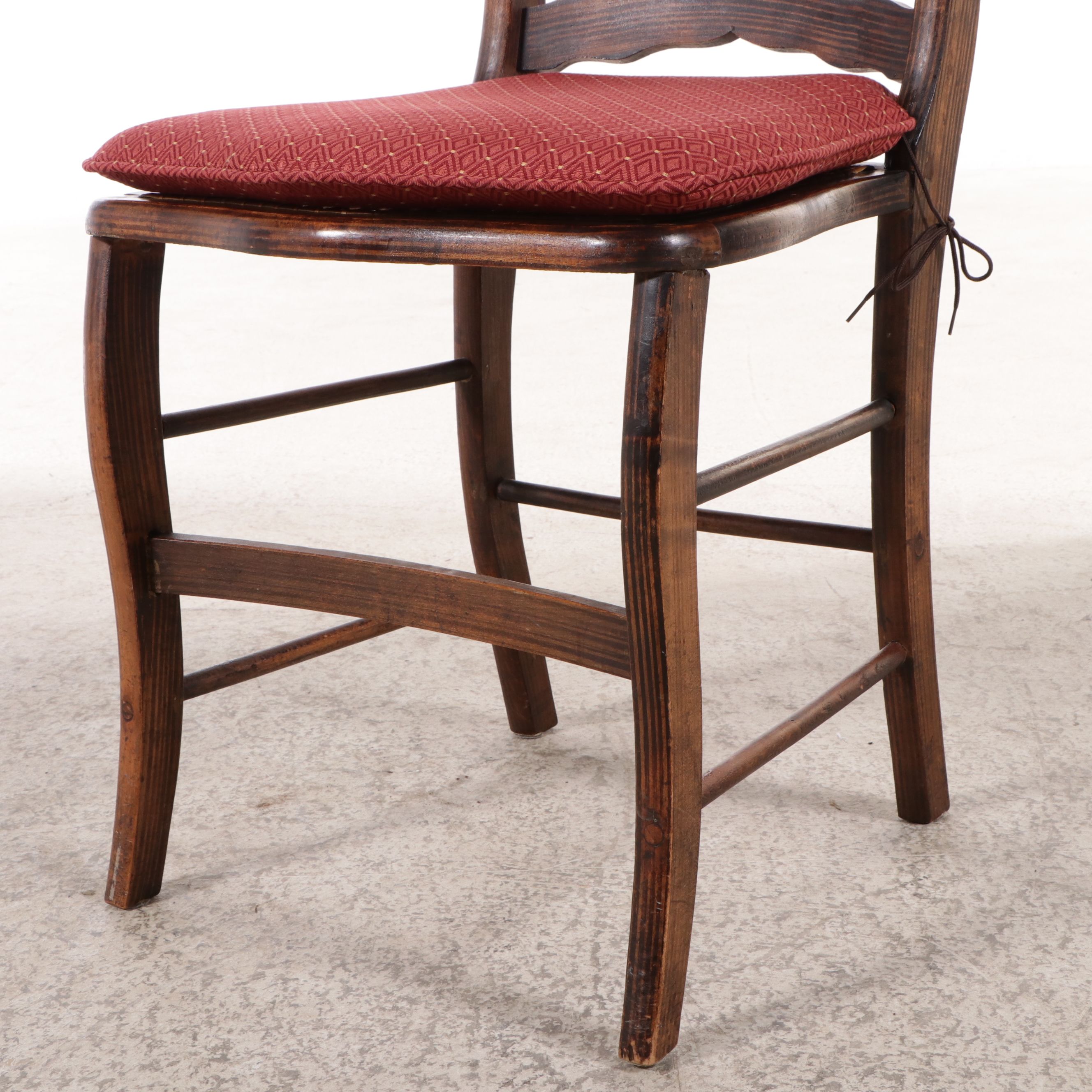 Set of Four Early Victorian Rosewood Grained Side Chairs