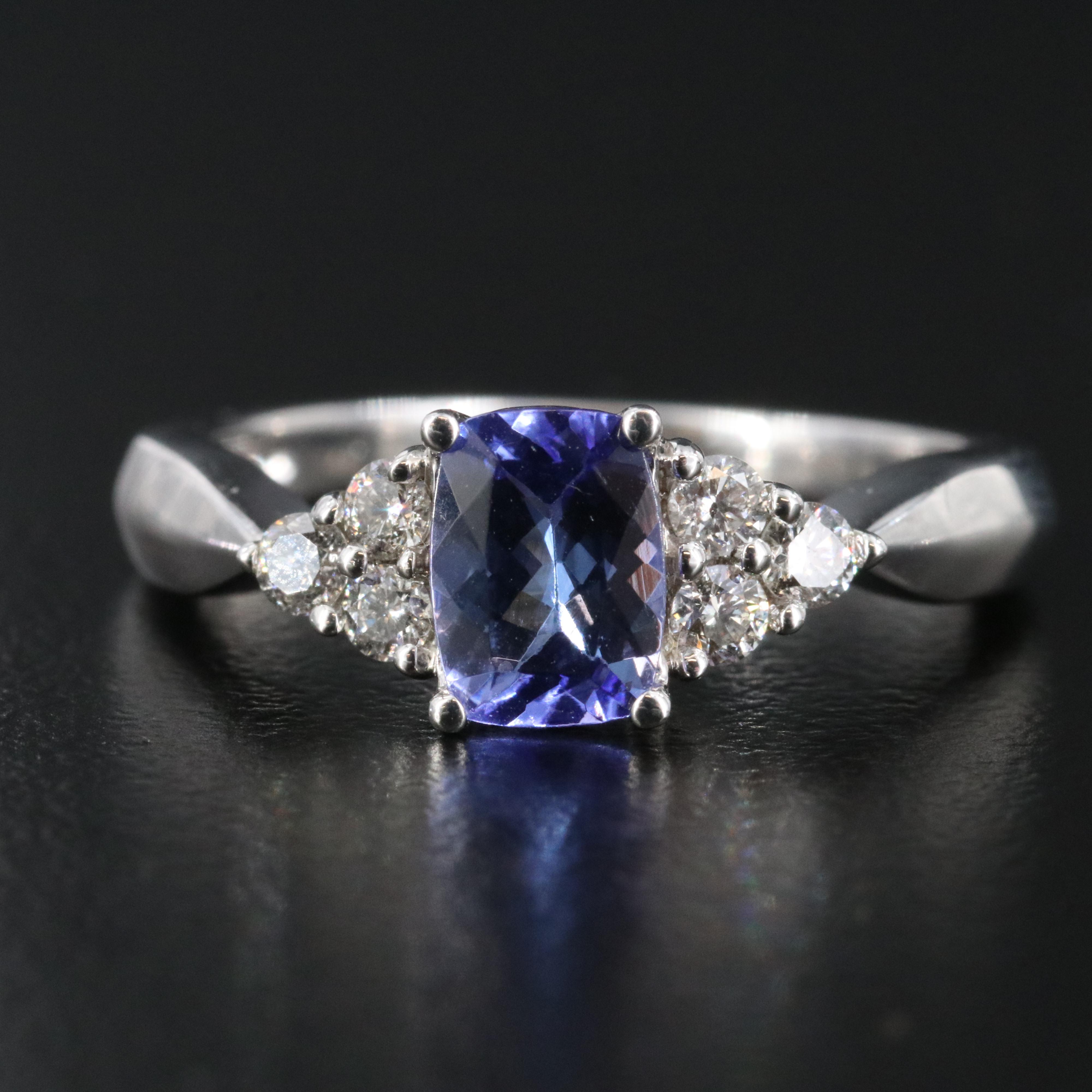 14K Tanzanite and Diamond Ring
