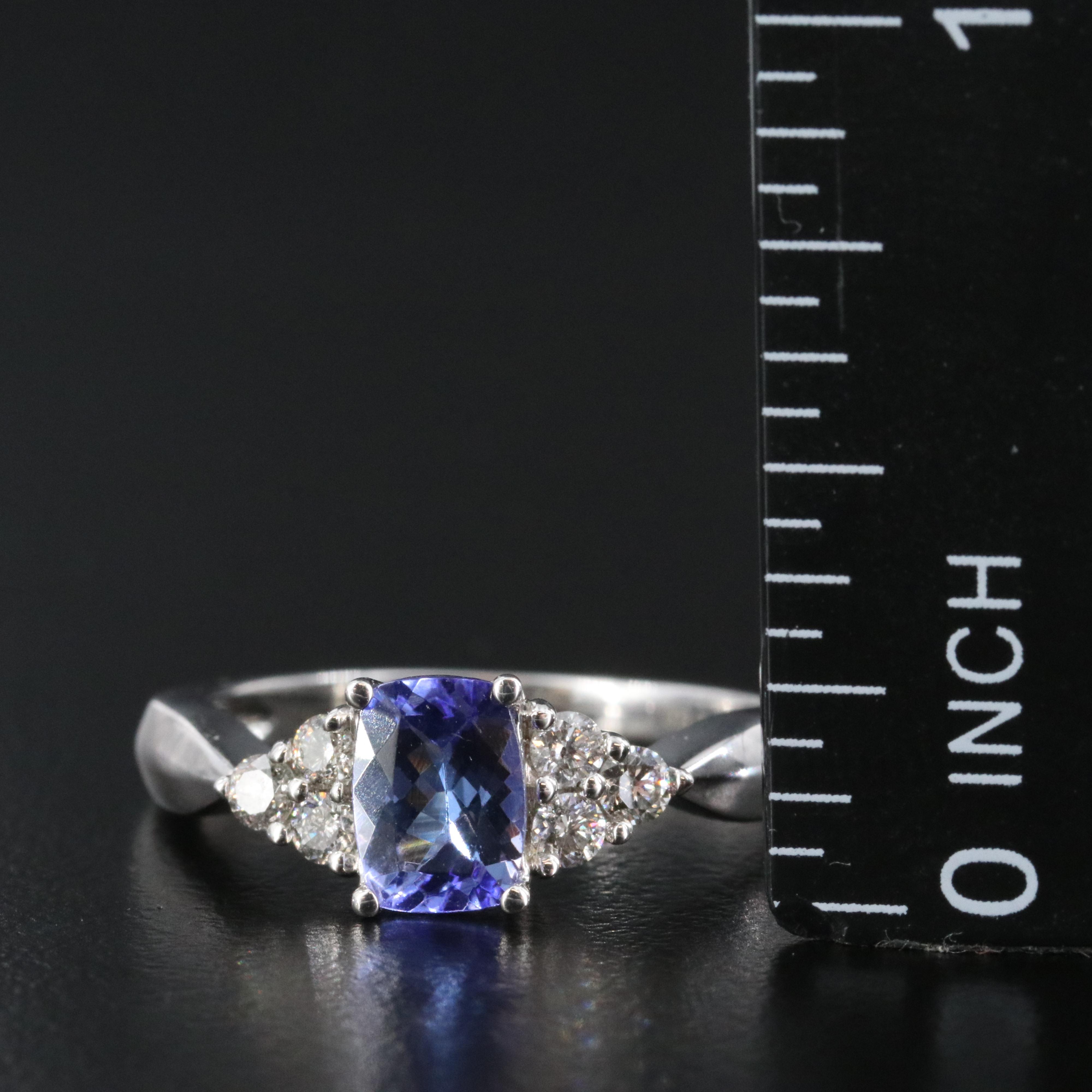14K Tanzanite and Diamond Ring