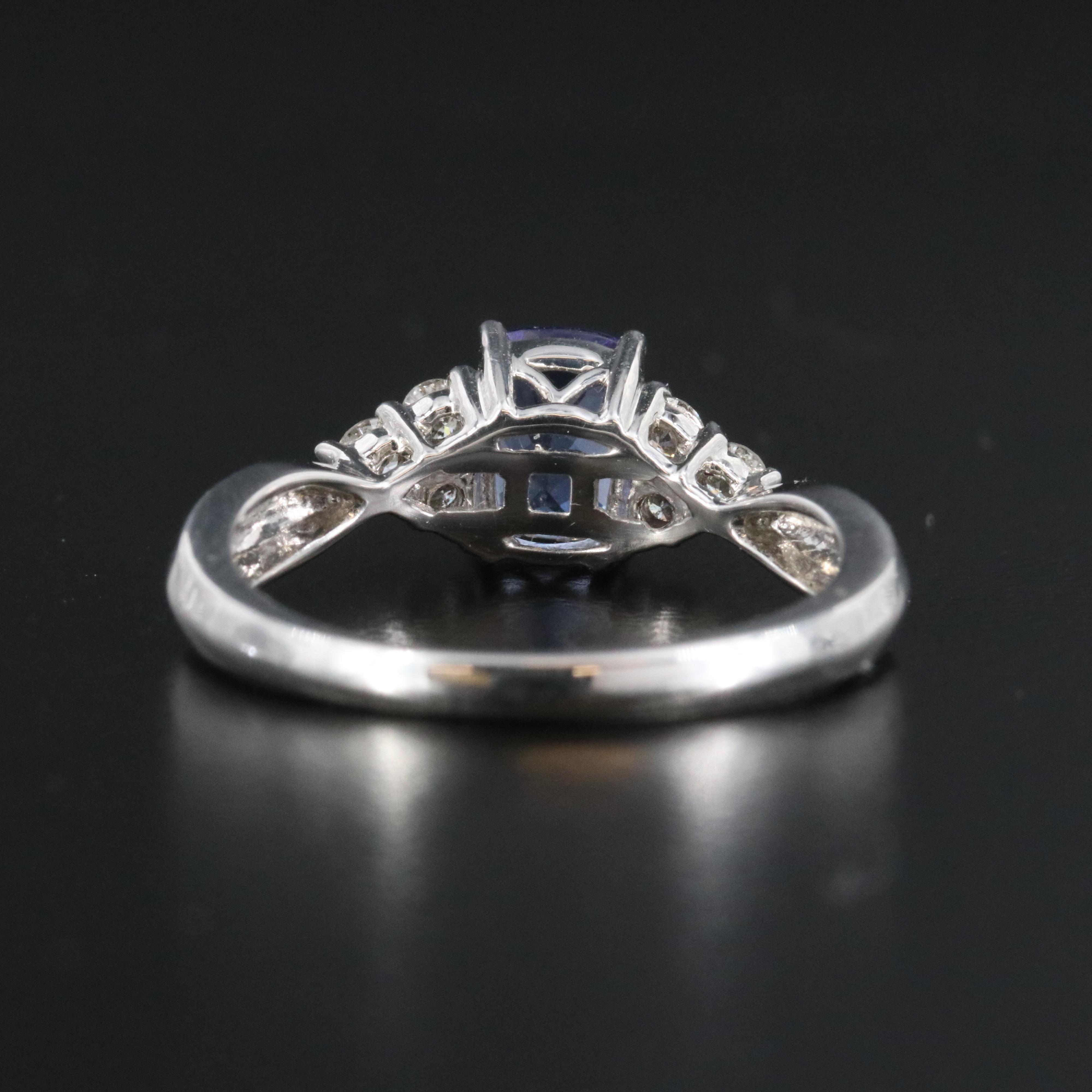 14K Tanzanite and Diamond Ring