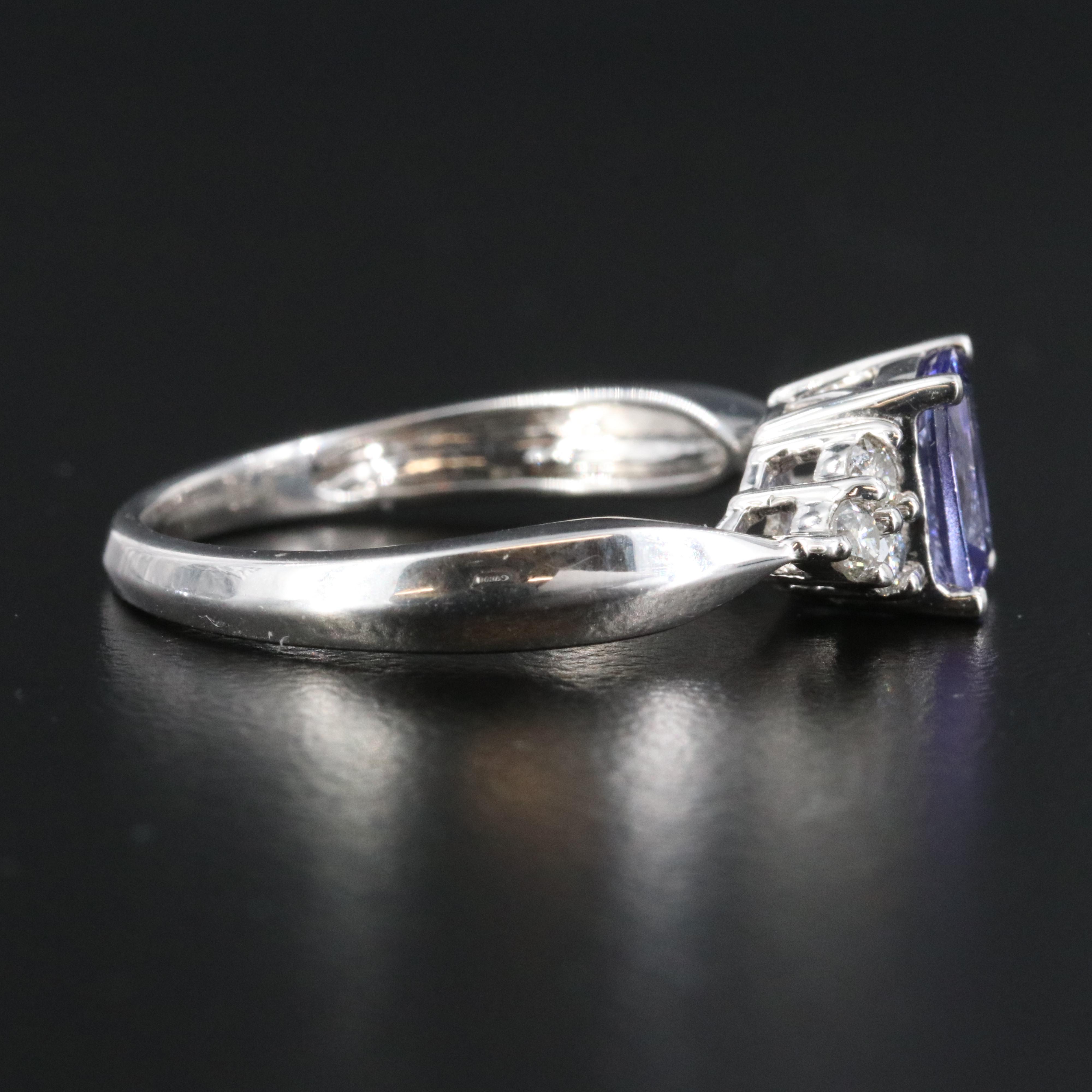 14K Tanzanite and Diamond Ring