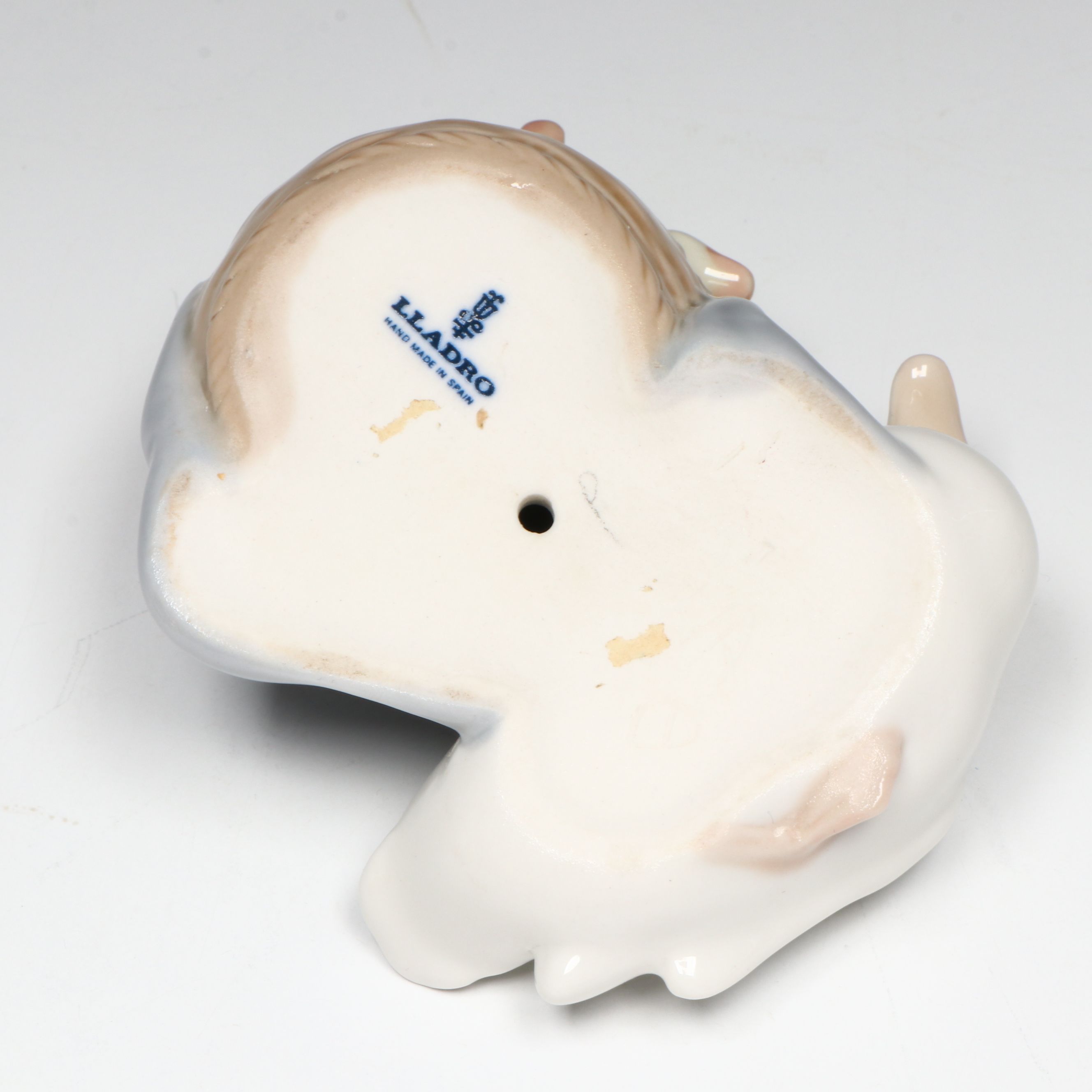 Lladró "Rabbit Eating" and "Goose" Porcelain Figurines