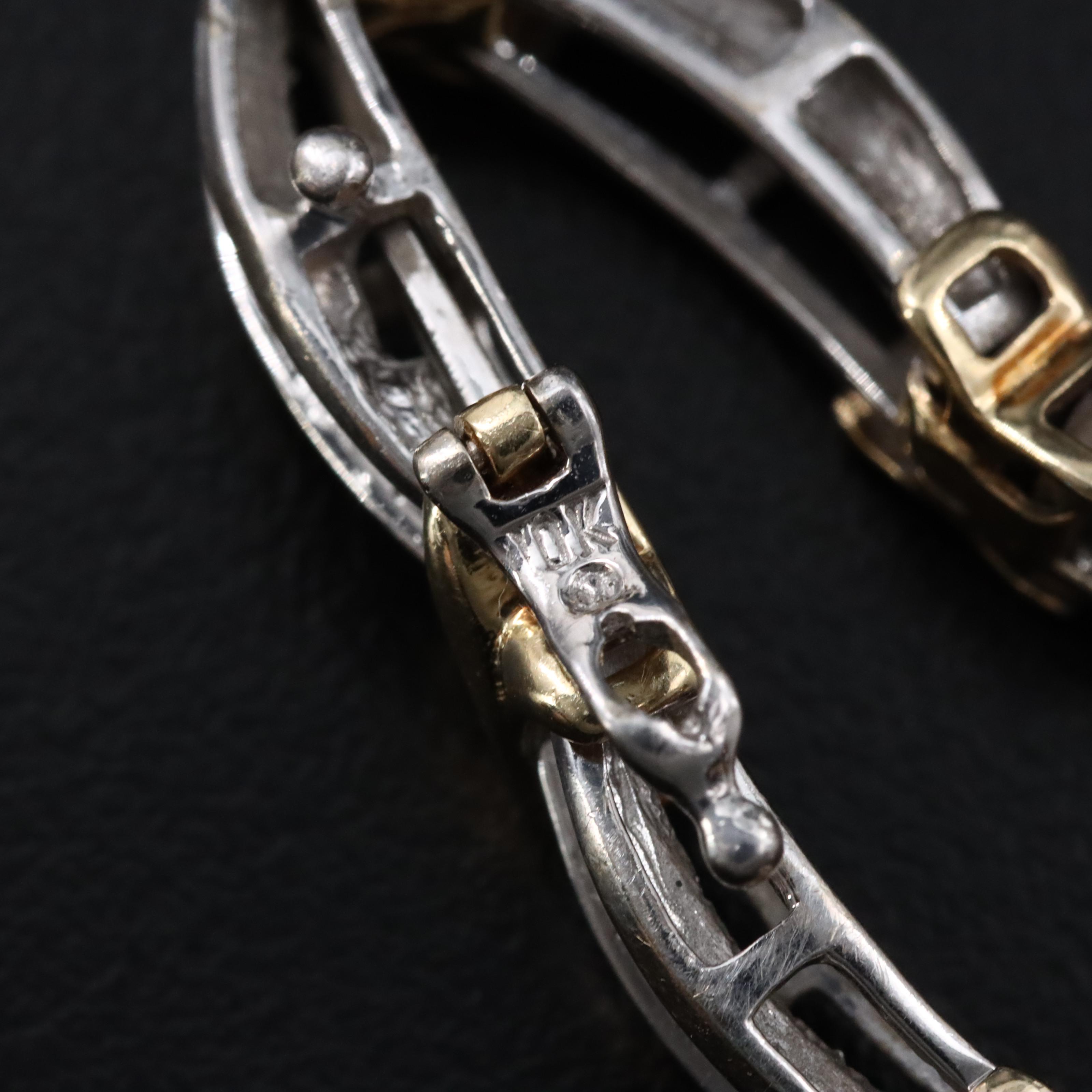 10K Two Tone 1.75 CTW Diamond Bracelet