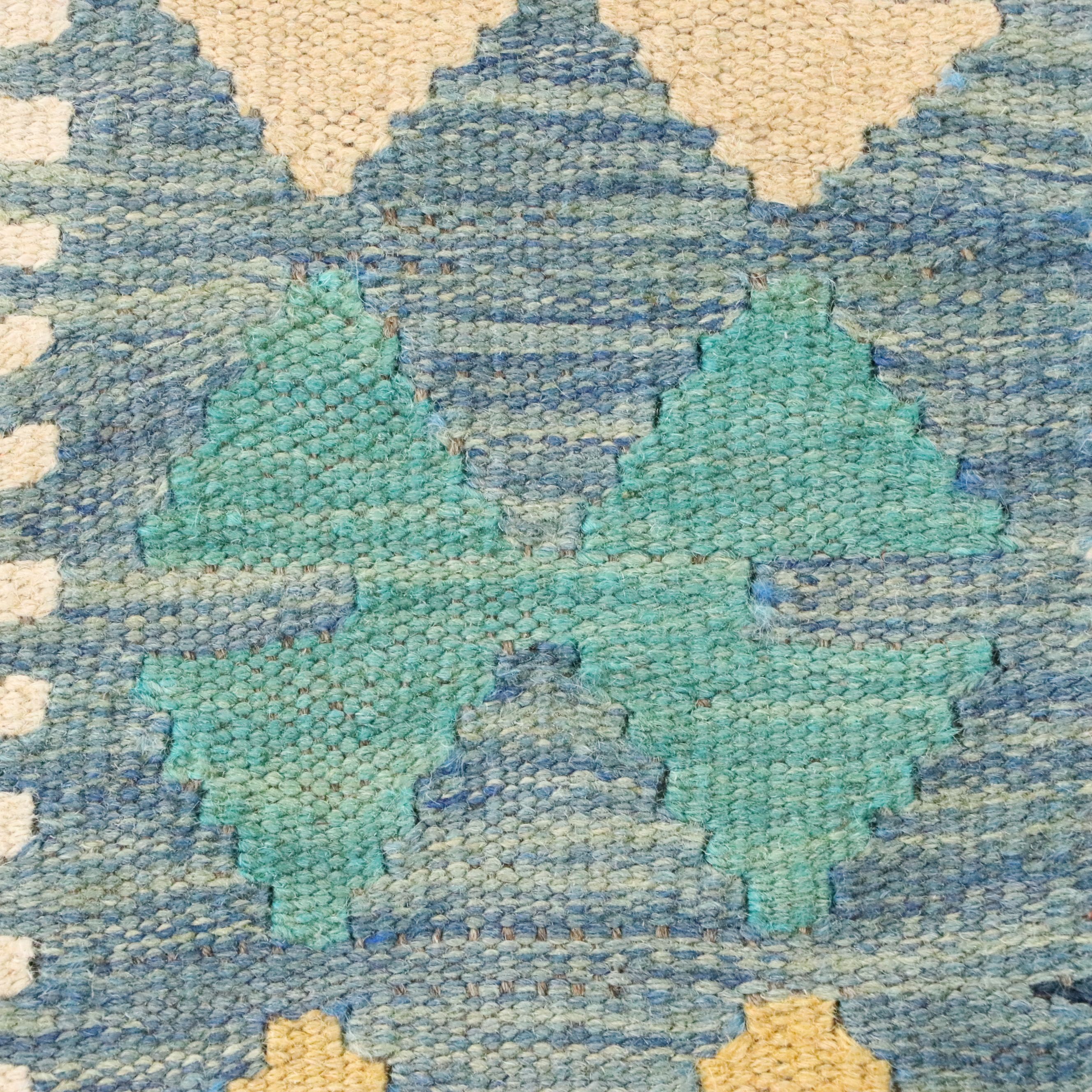 2'9 x 13' Handwoven Pakistani Kilim Carpet Runner