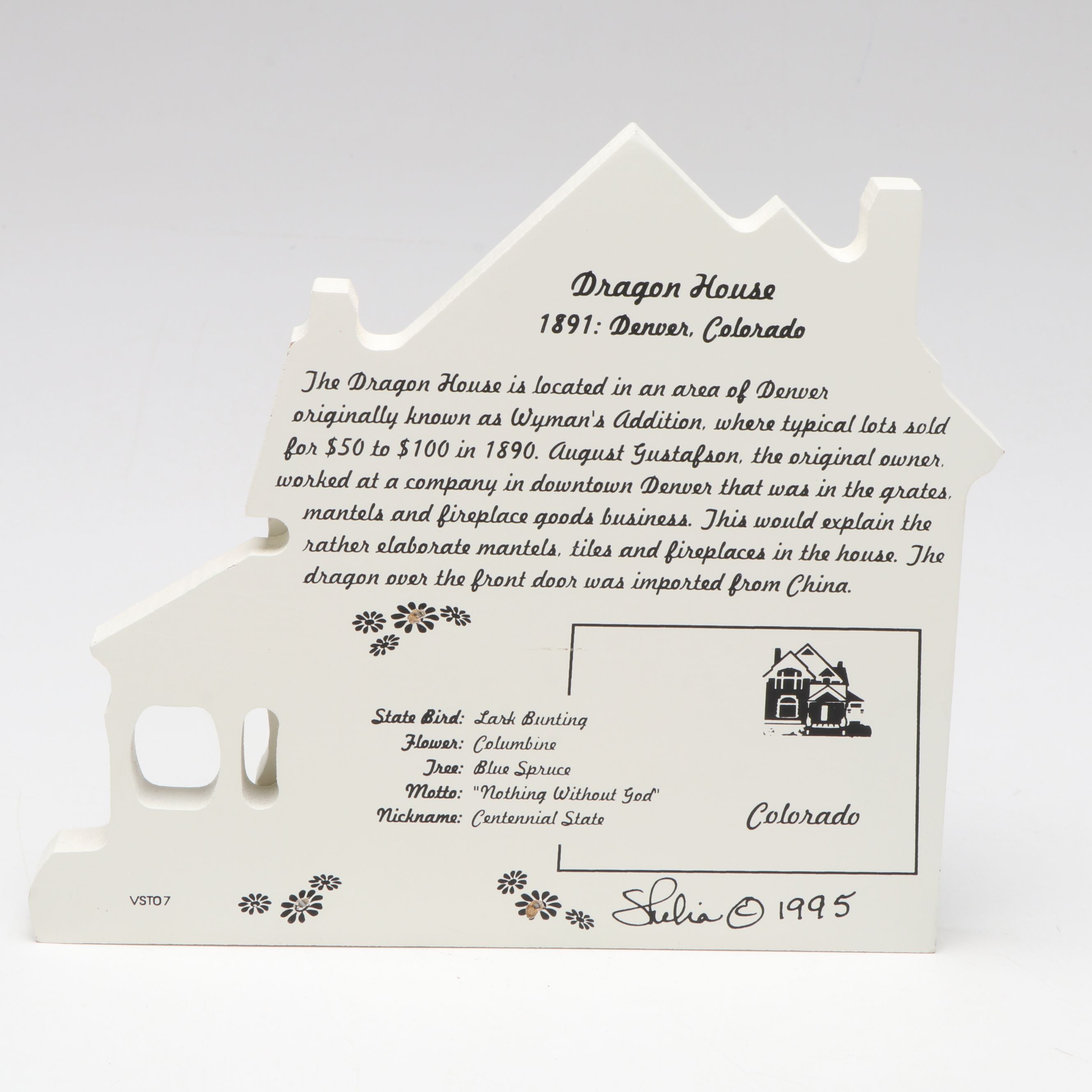 Cat's Meow "Village Peddler" with Shelia's "Ray House" and More Wood Buildings