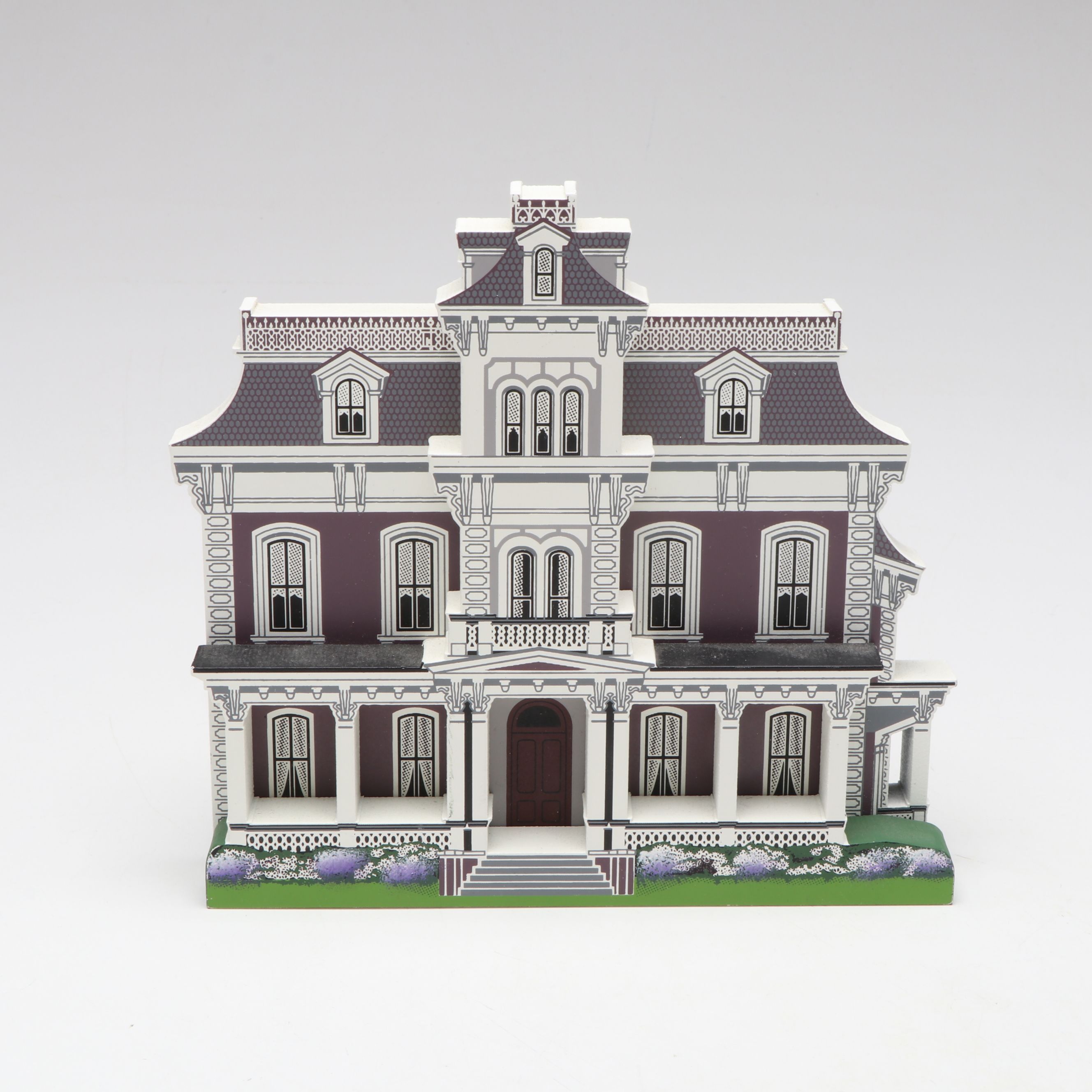 Cat's Meow "Village Peddler" with Shelia's "Ray House" and More Wood Buildings