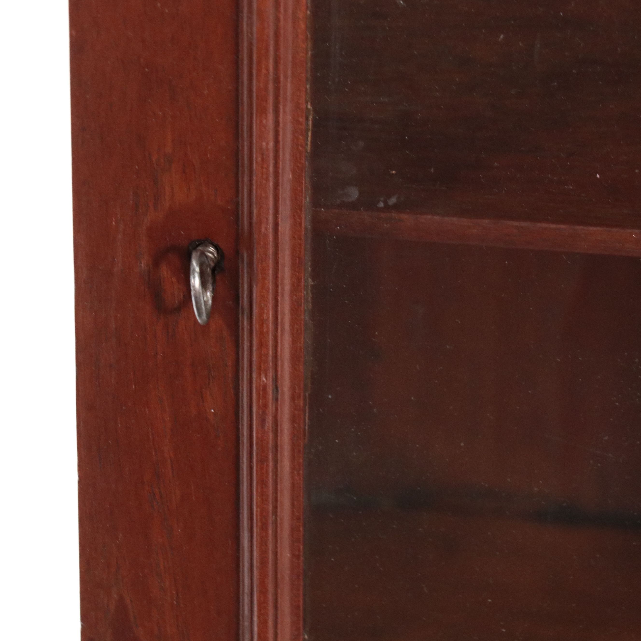 Wooden Two-Tier Curio Cabinet