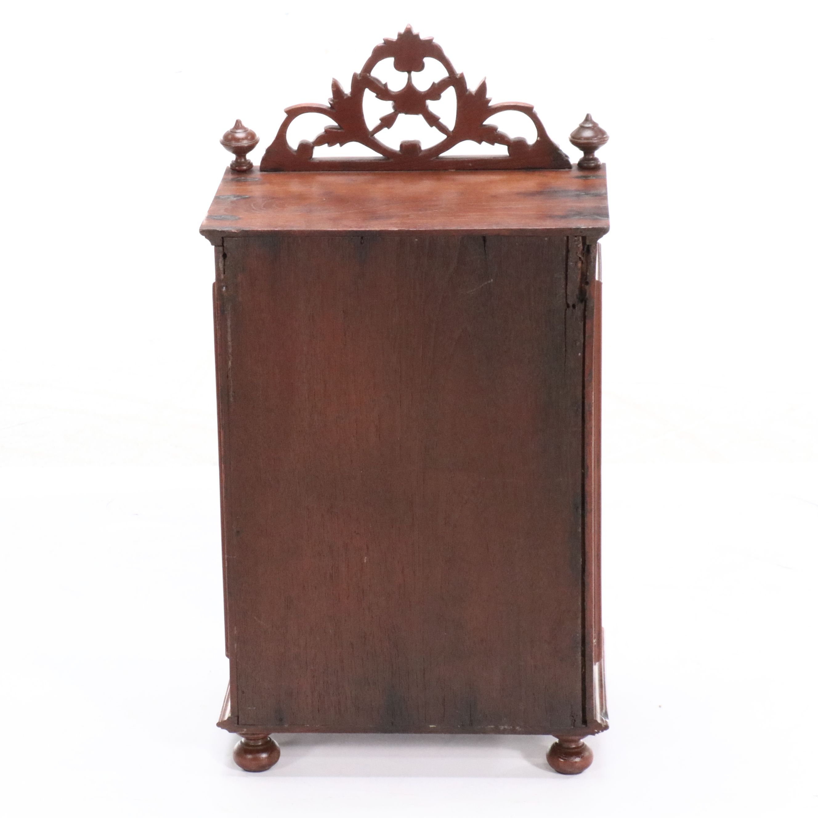 Wooden Two-Tier Curio Cabinet