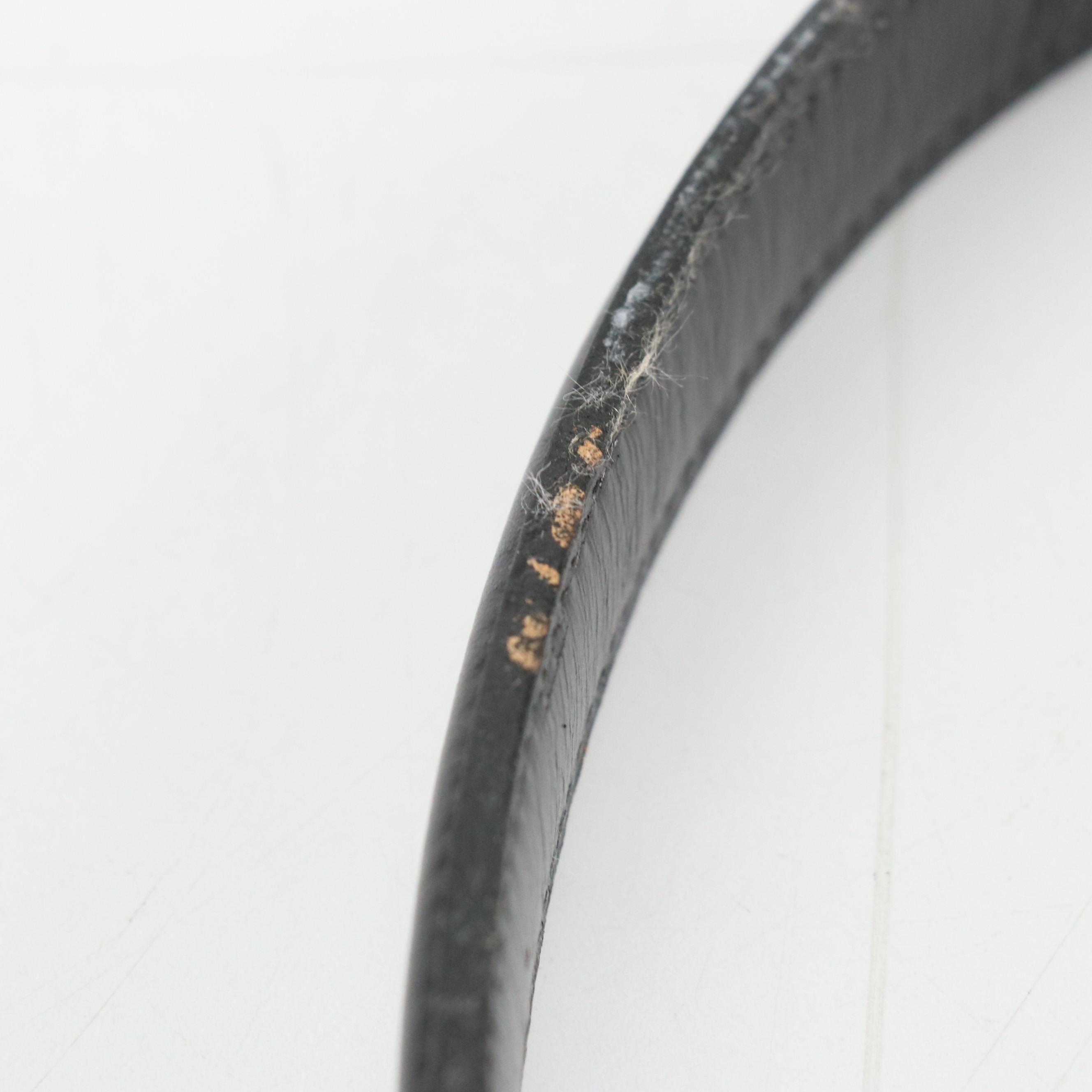 Christian Dior Top Handle Envelope Flap Handbag in Black Leather