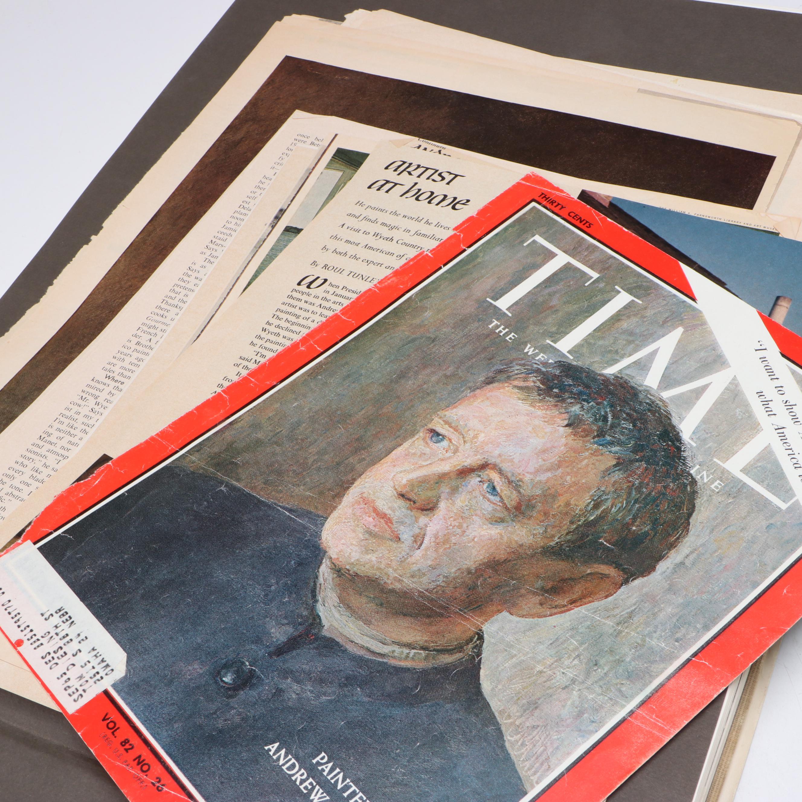 Second Printing "Andrew Wyeth" by Richard Meryman, 1968