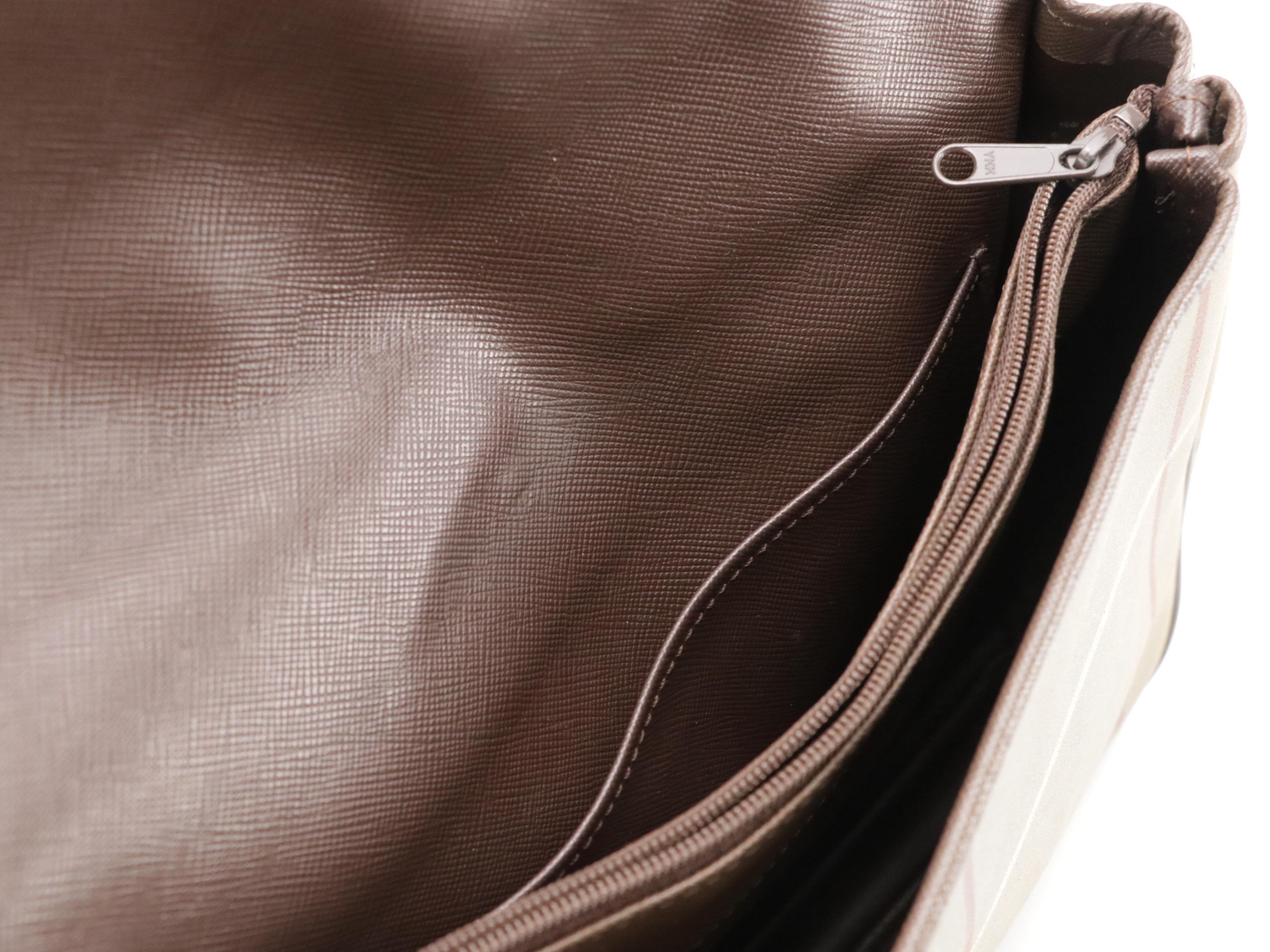 Burberrys Vintage Plaid Messenger Bag