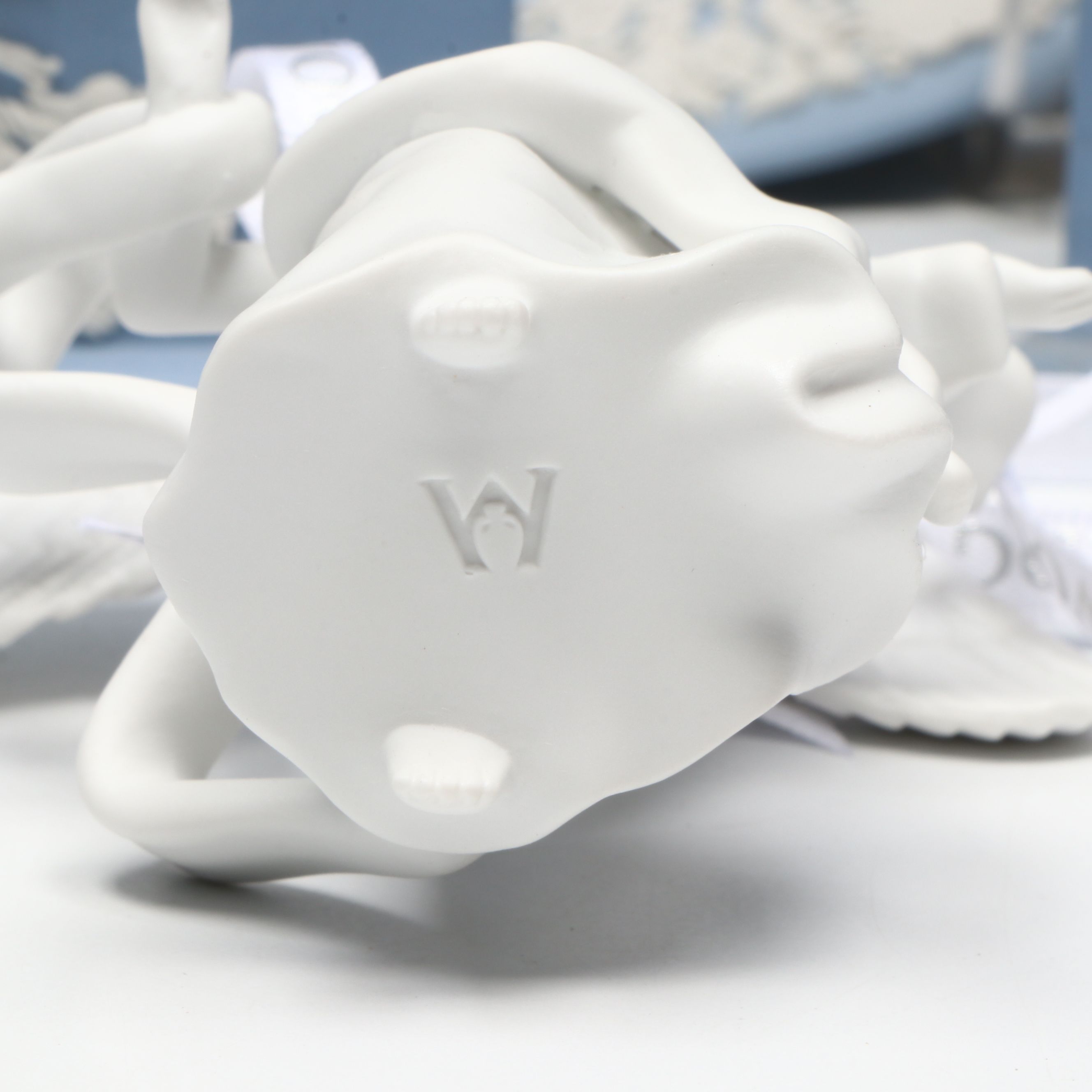 Wedgwood Jasperware Desk Clocks, Ornament, Plate, and Bud Vase