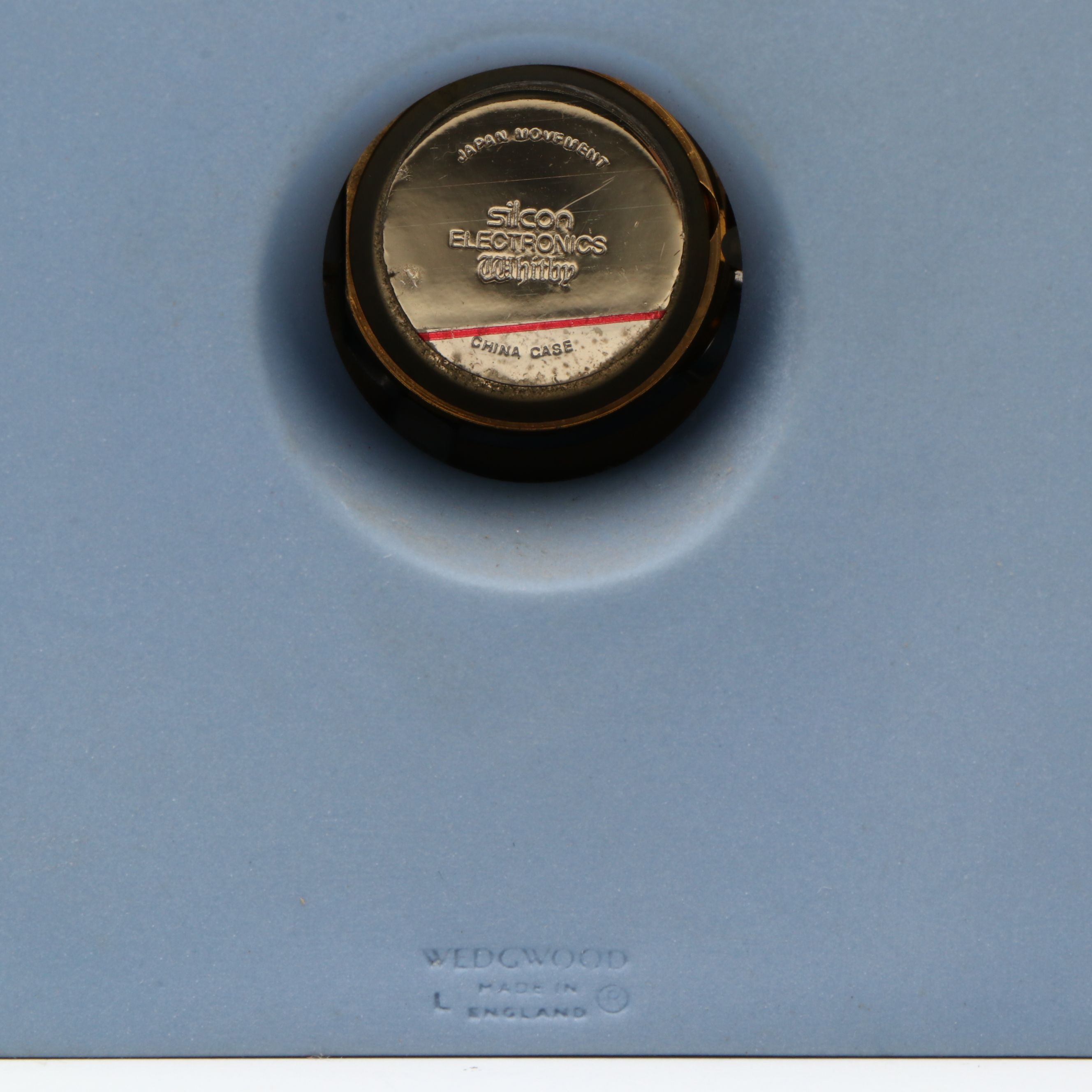 Wedgwood Jasperware Desk Clocks, Ornament, Plate, and Bud Vase