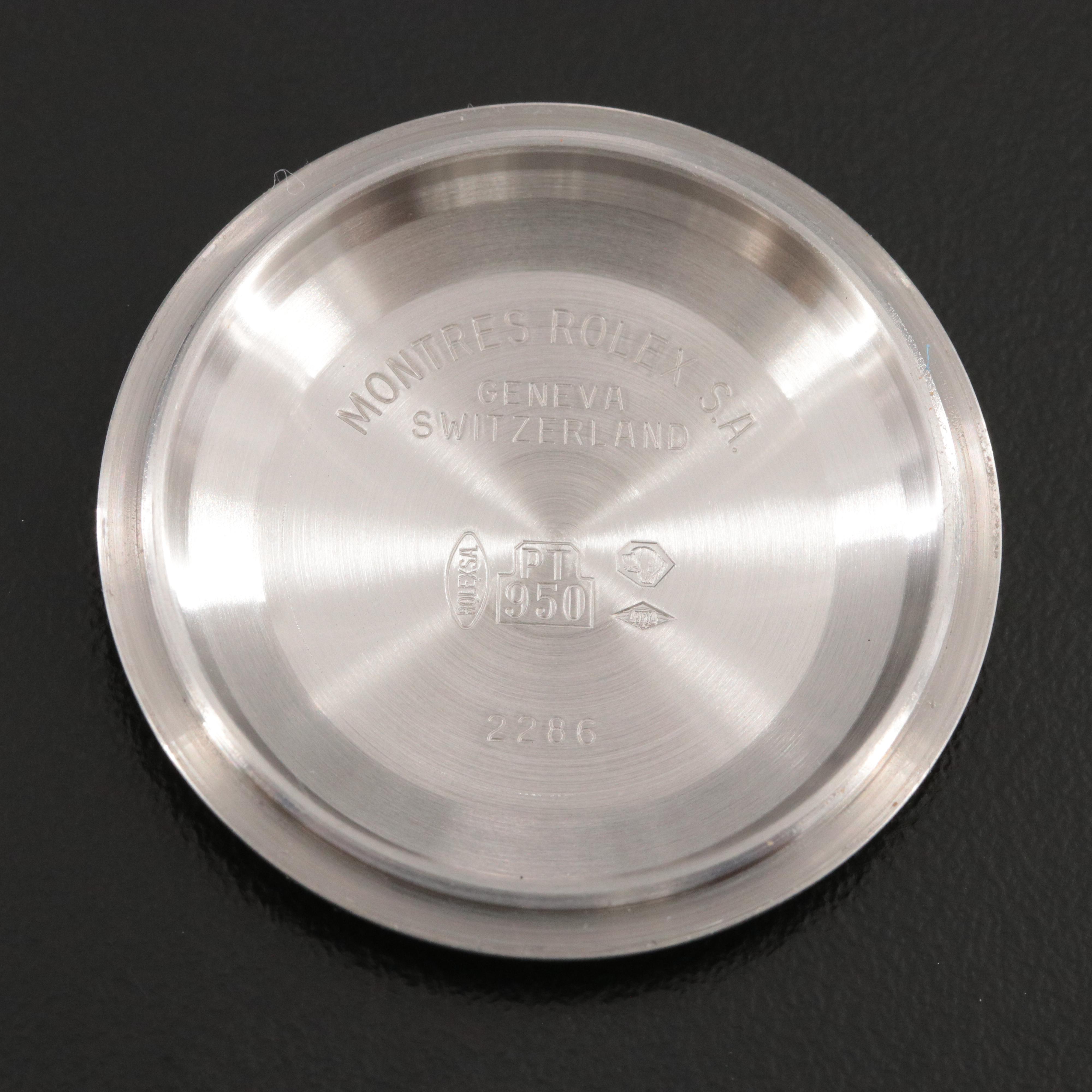 Rolex Day-Date Meteorite Dial Platinum Masterpiece "Special Edition" Watch