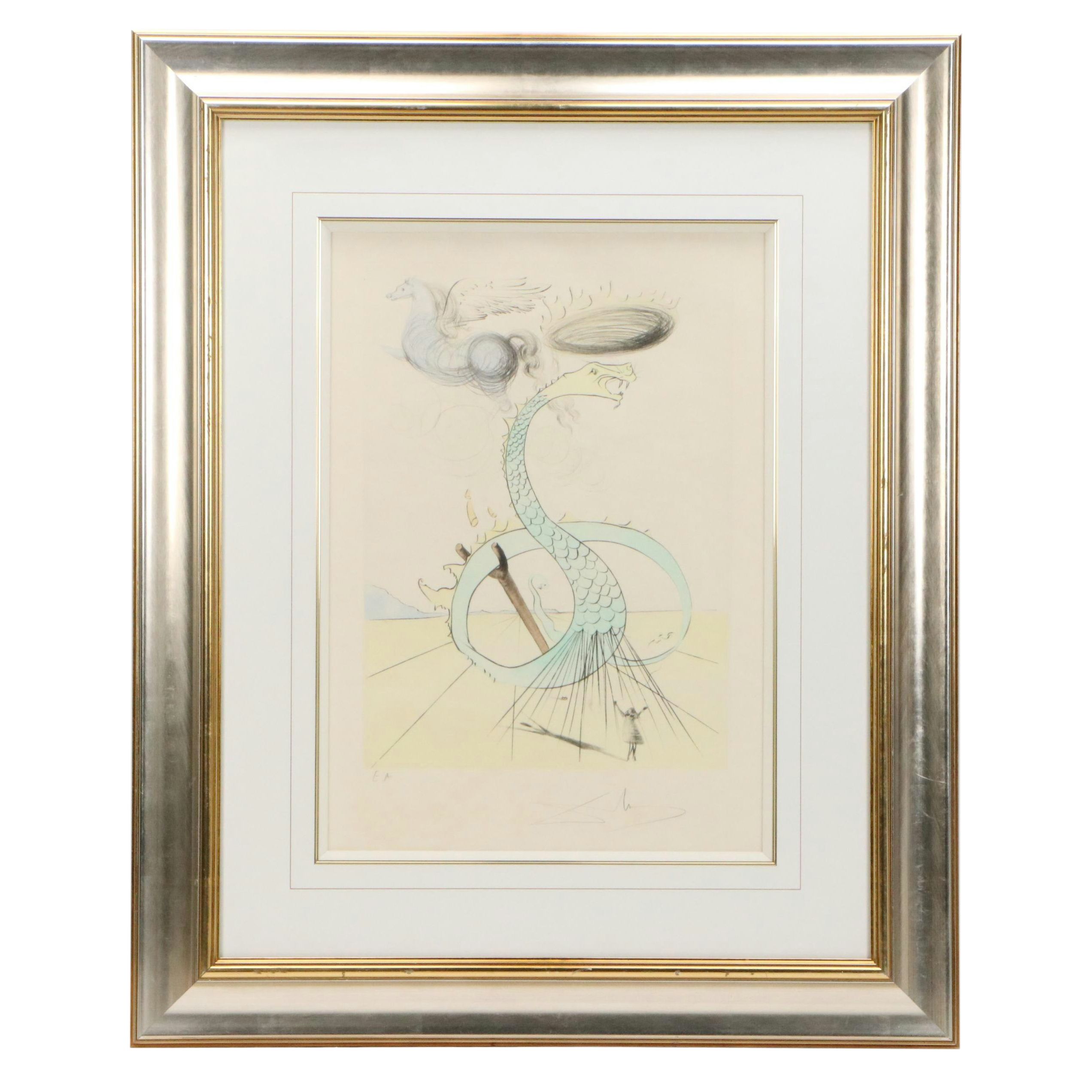 After Salvador Dalí Etching "Dan," from Twelve Tribes Portfolio, 1973