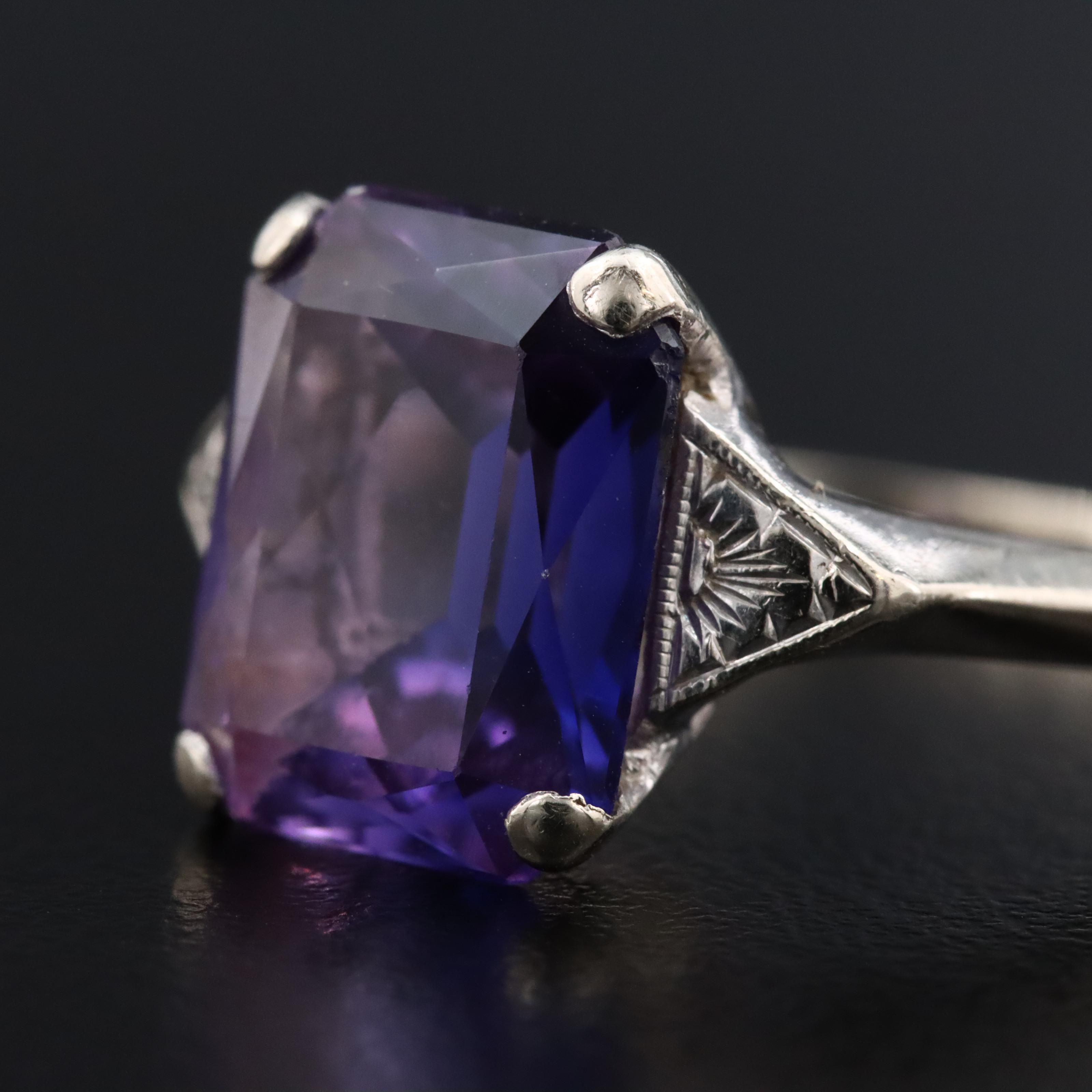 14K Sapphire Ring